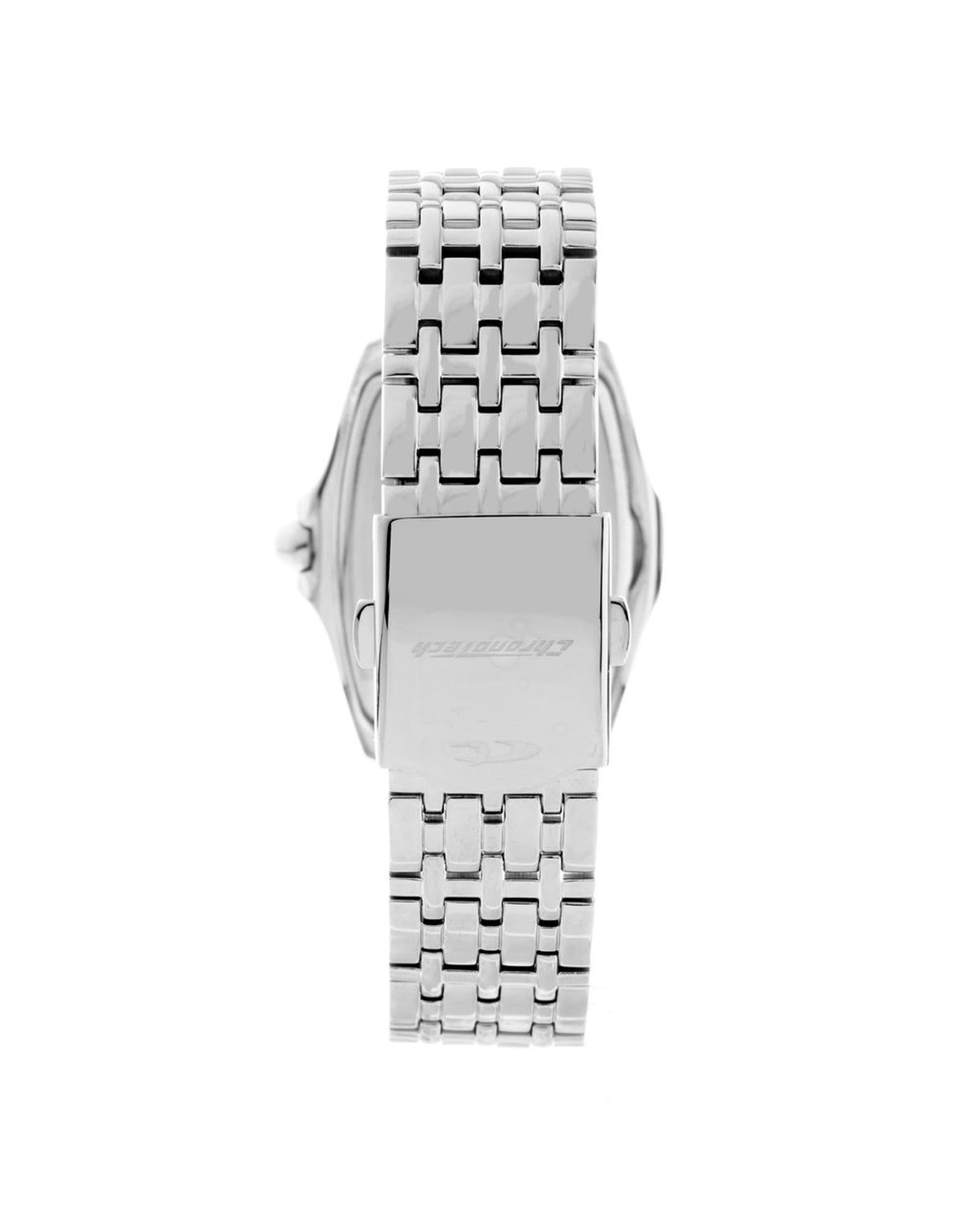 Chronotech Unisex's Silver Steel Watch - One Size