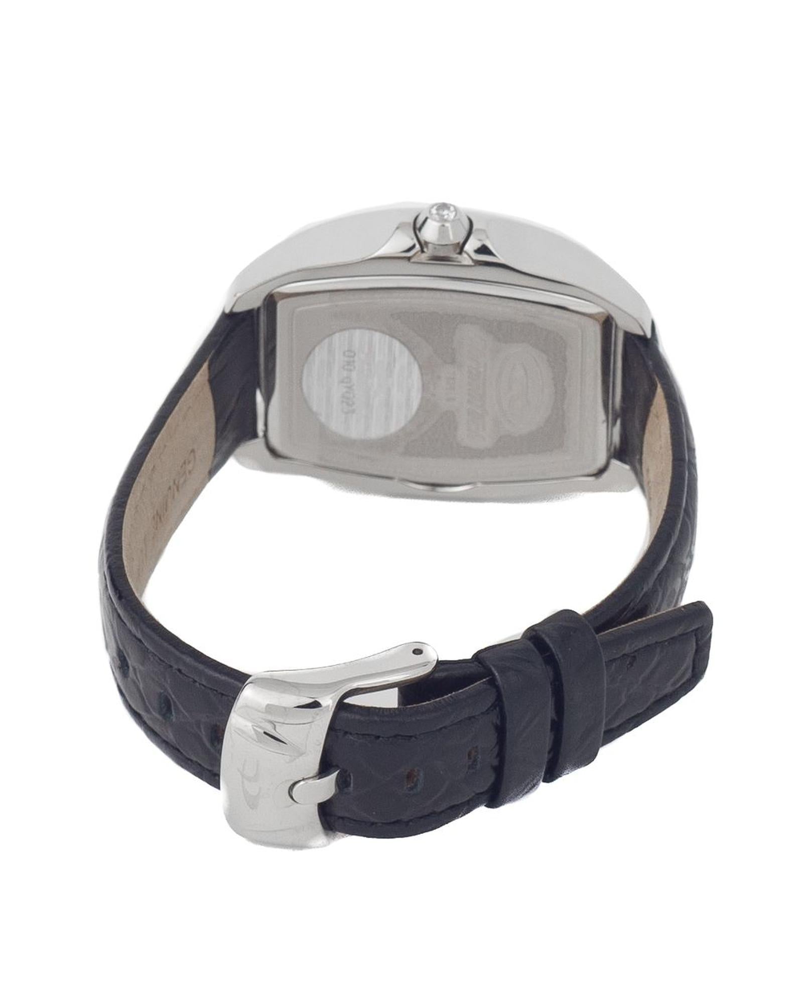 Chronotech Women's Black Leather Watch - One Size