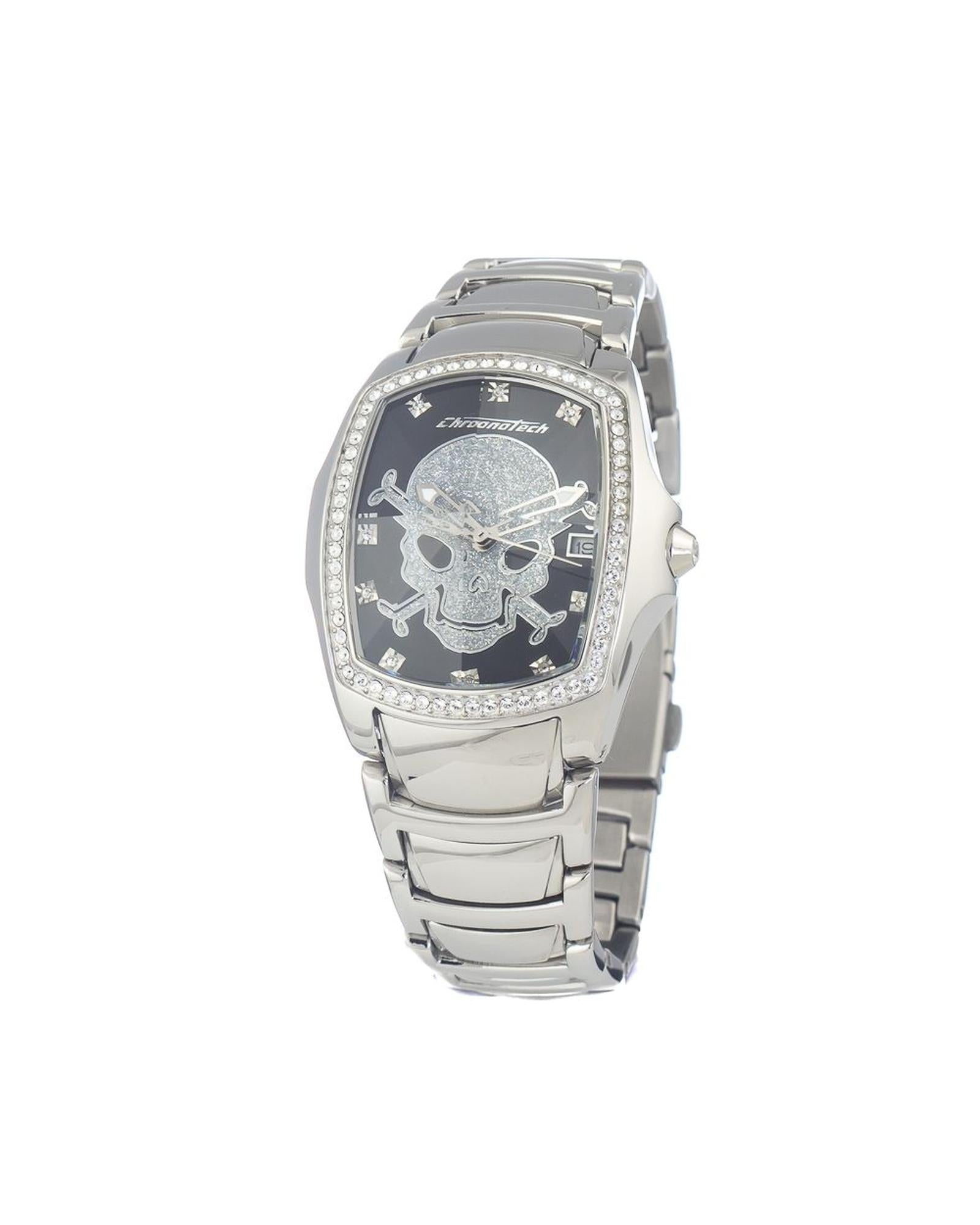 Chronotech Unisex's Silver Steel Watch - One Size