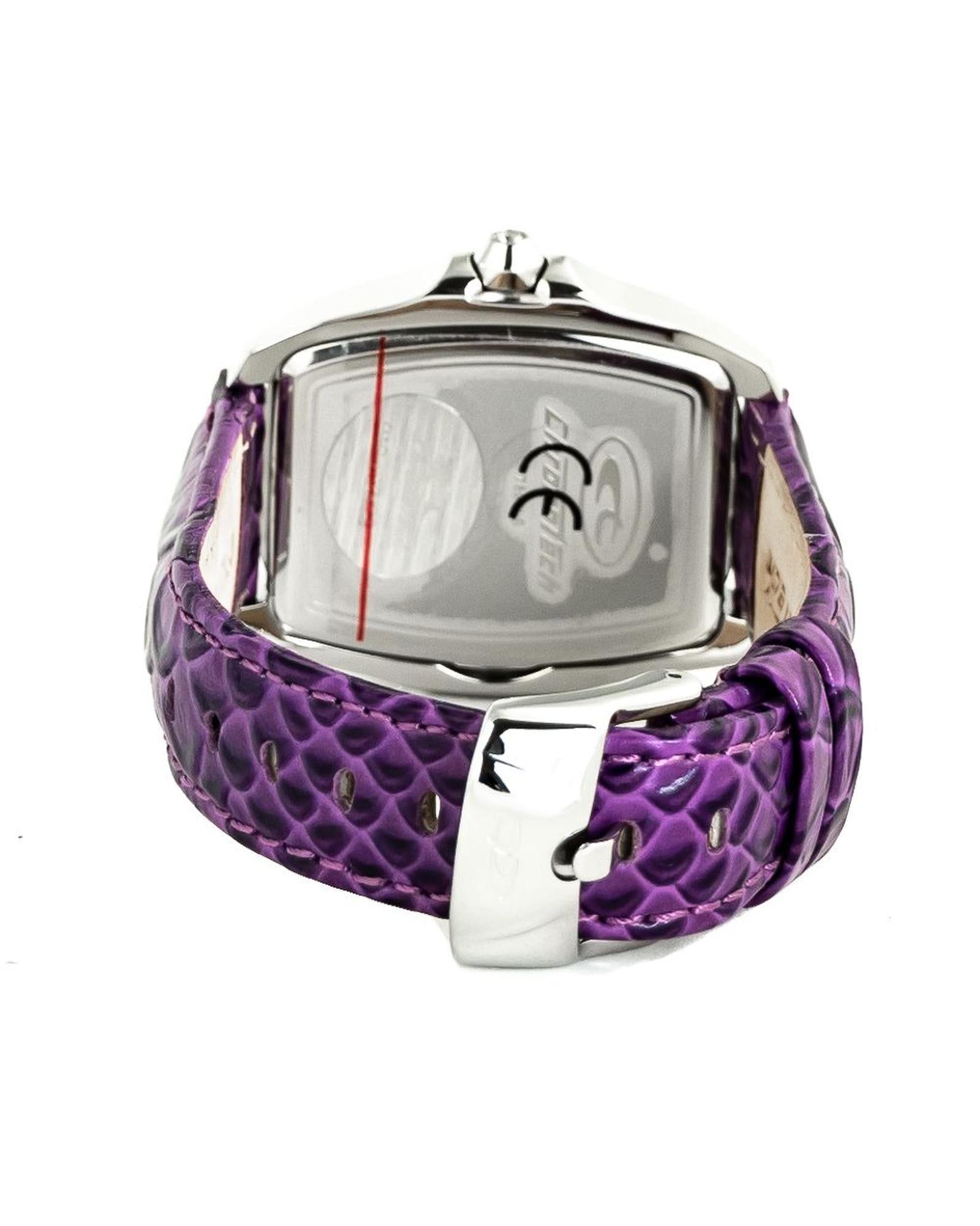 Chronotech Women's Purple Leather Watch - One Size