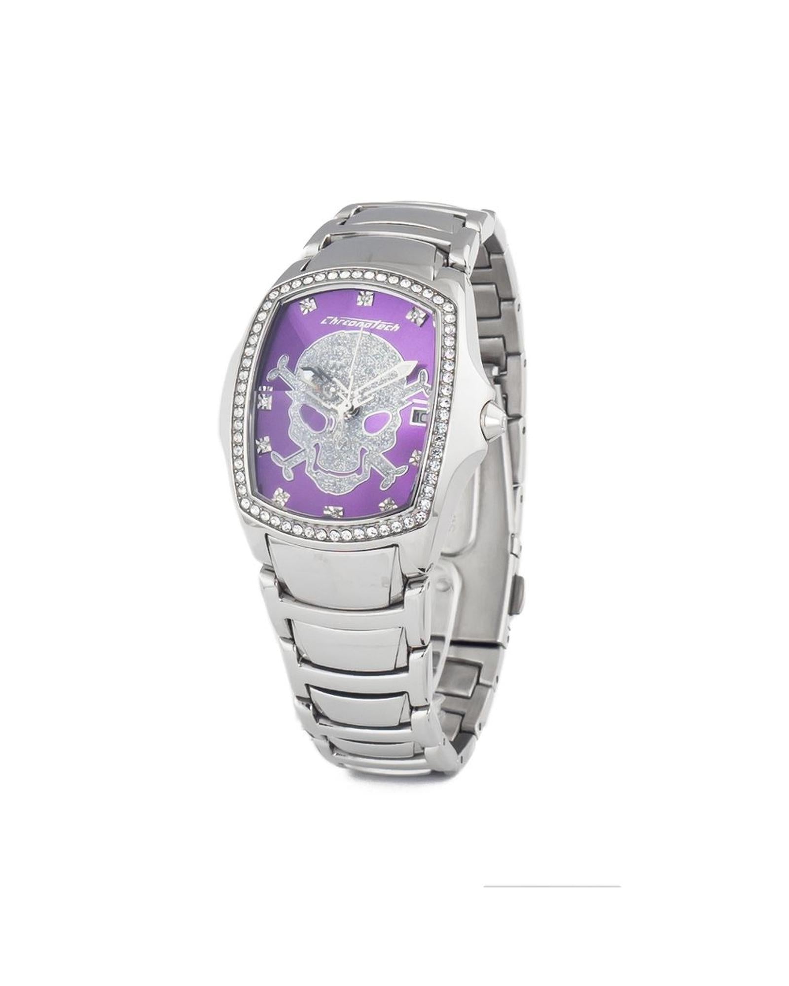 Chronotech Women's Silver Steel Watch - One Size
