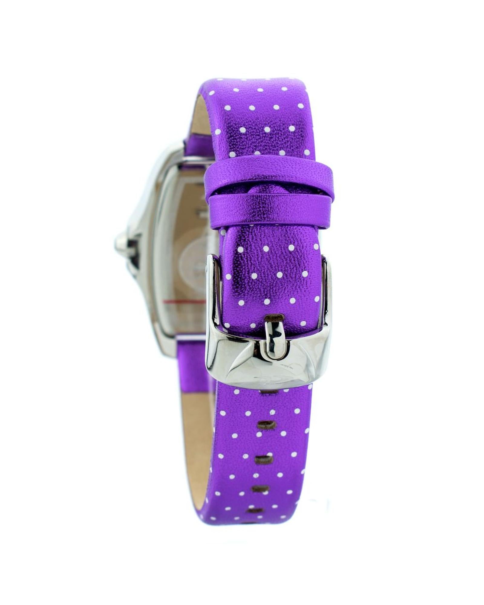 Chronotech Women's Purple Leather Watch - One Size