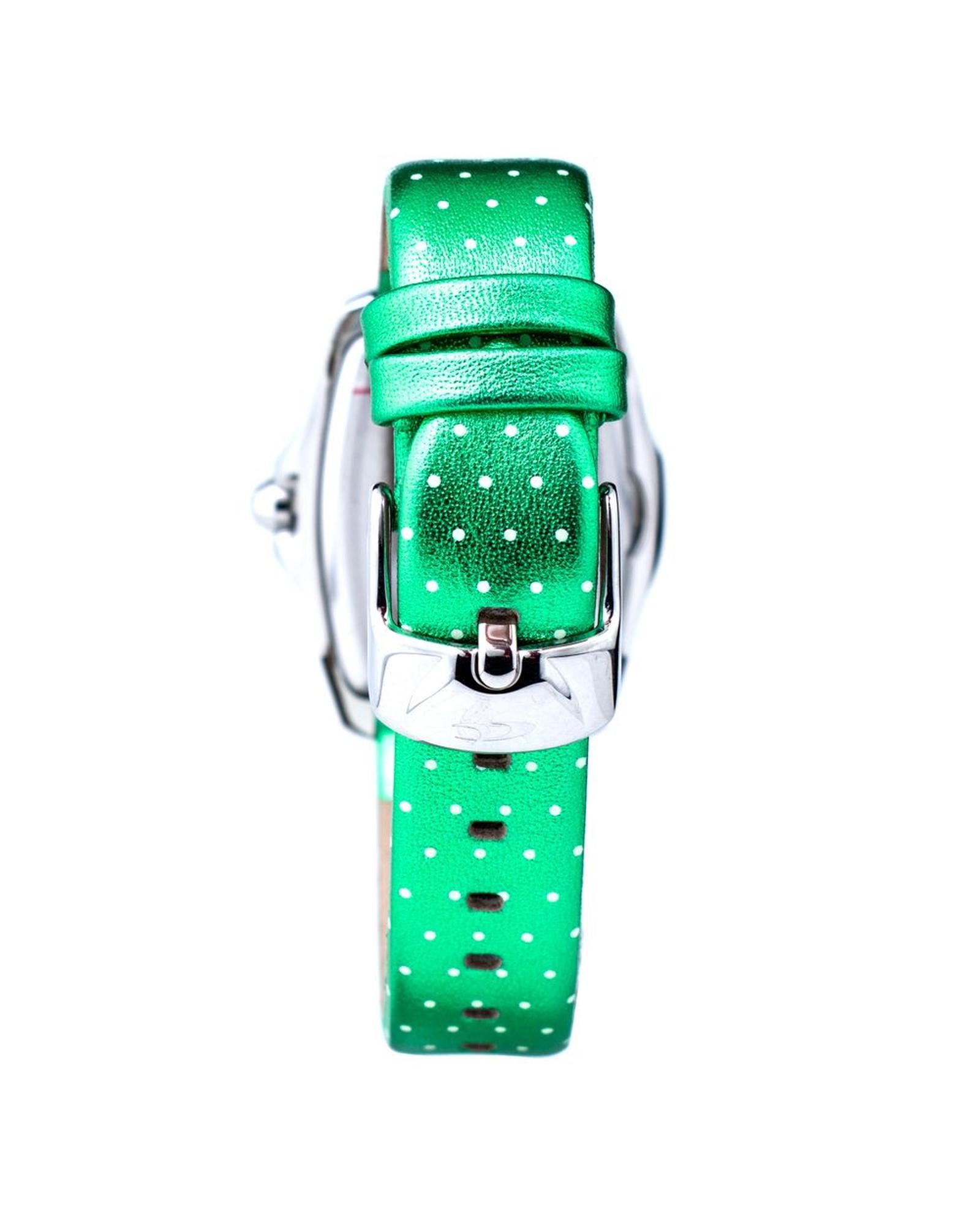 Chronotech Women's Green Leather Watch - One Size