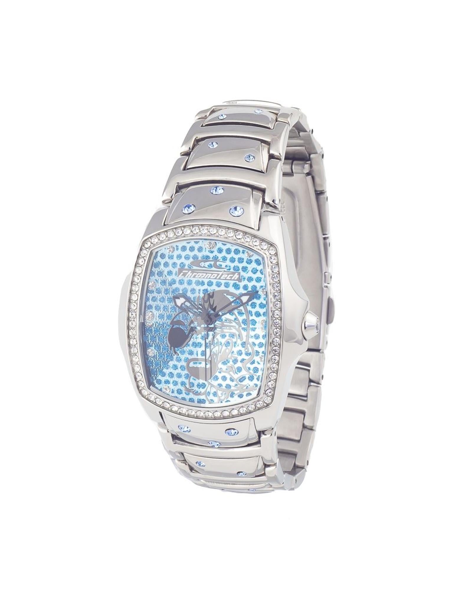 Chronotech Women's Silver Steel Watch - One Size