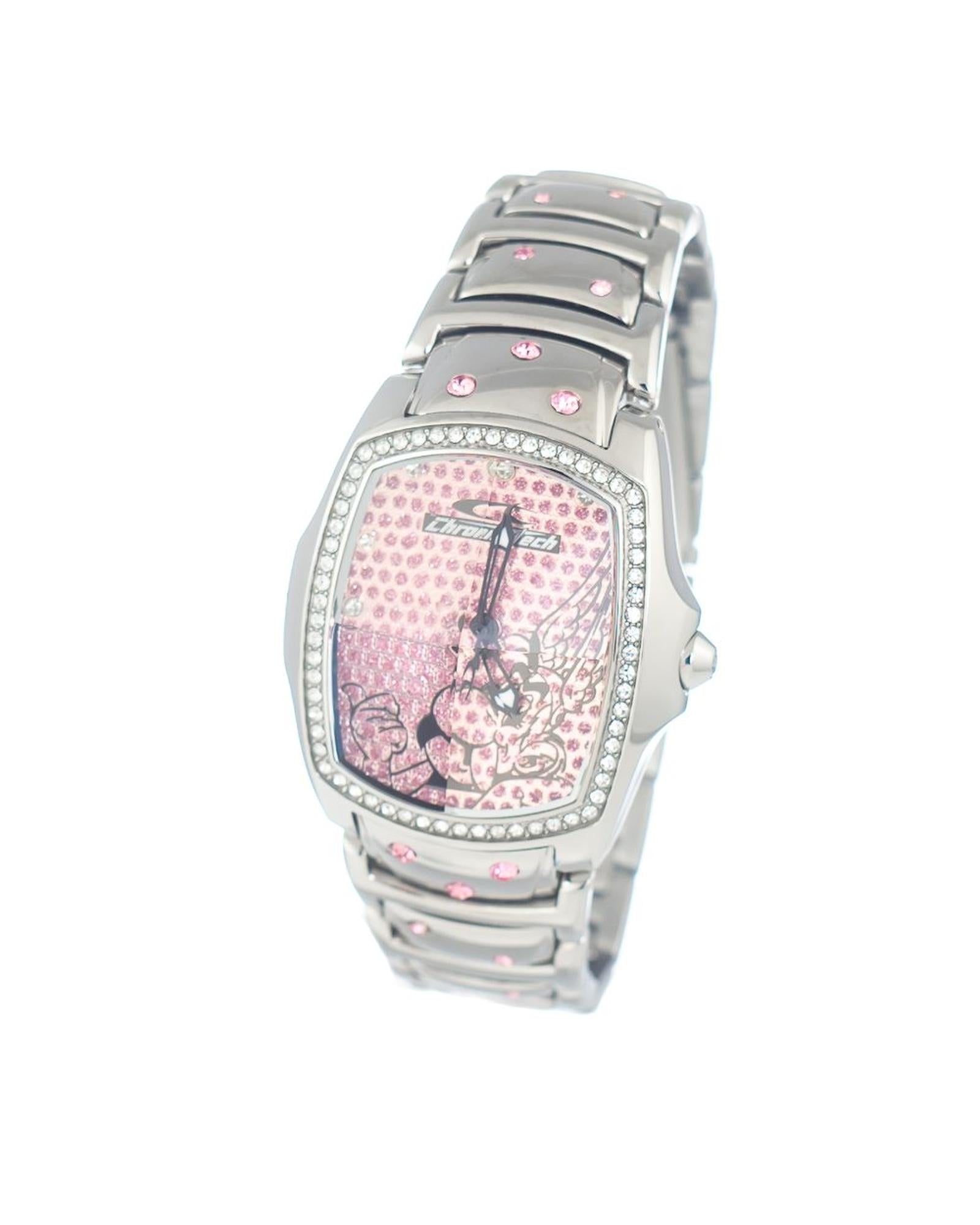 Chronotech Women's Silver Steel Watch - One Size