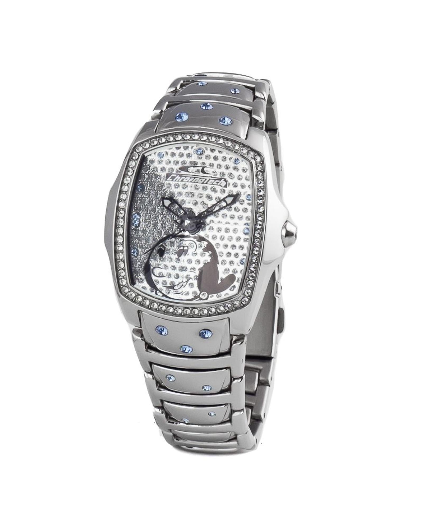 Chronotech Women's Silver Steel Watch - One Size