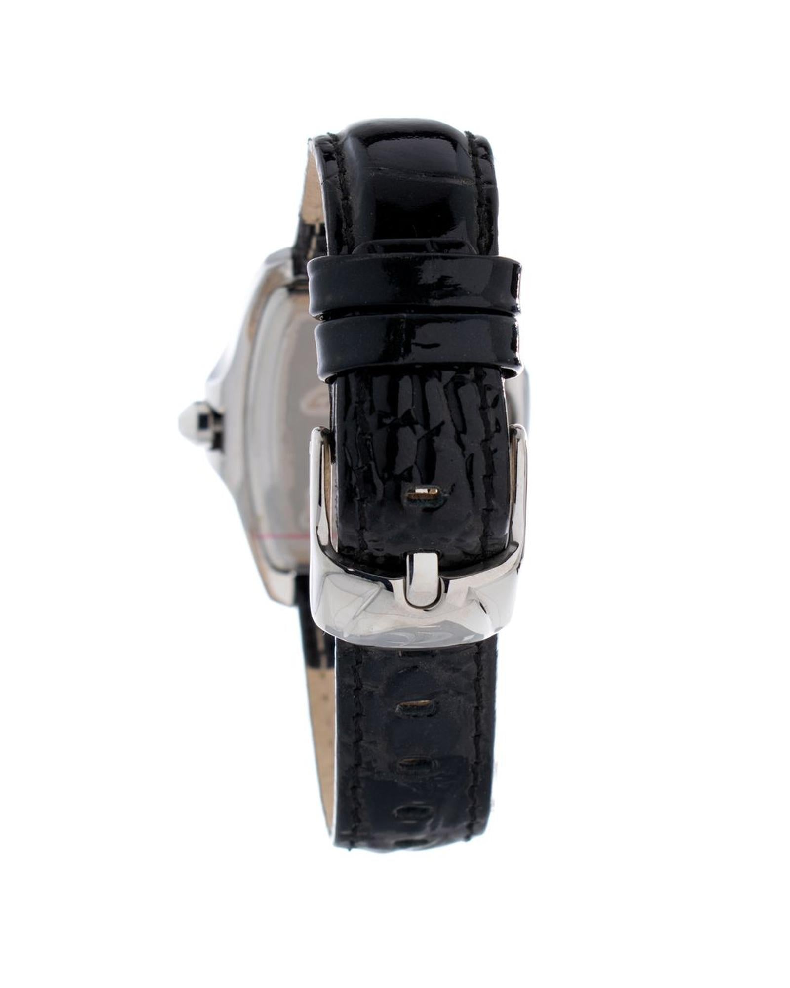 Chronotech Women's Black Leather Watch - One Size