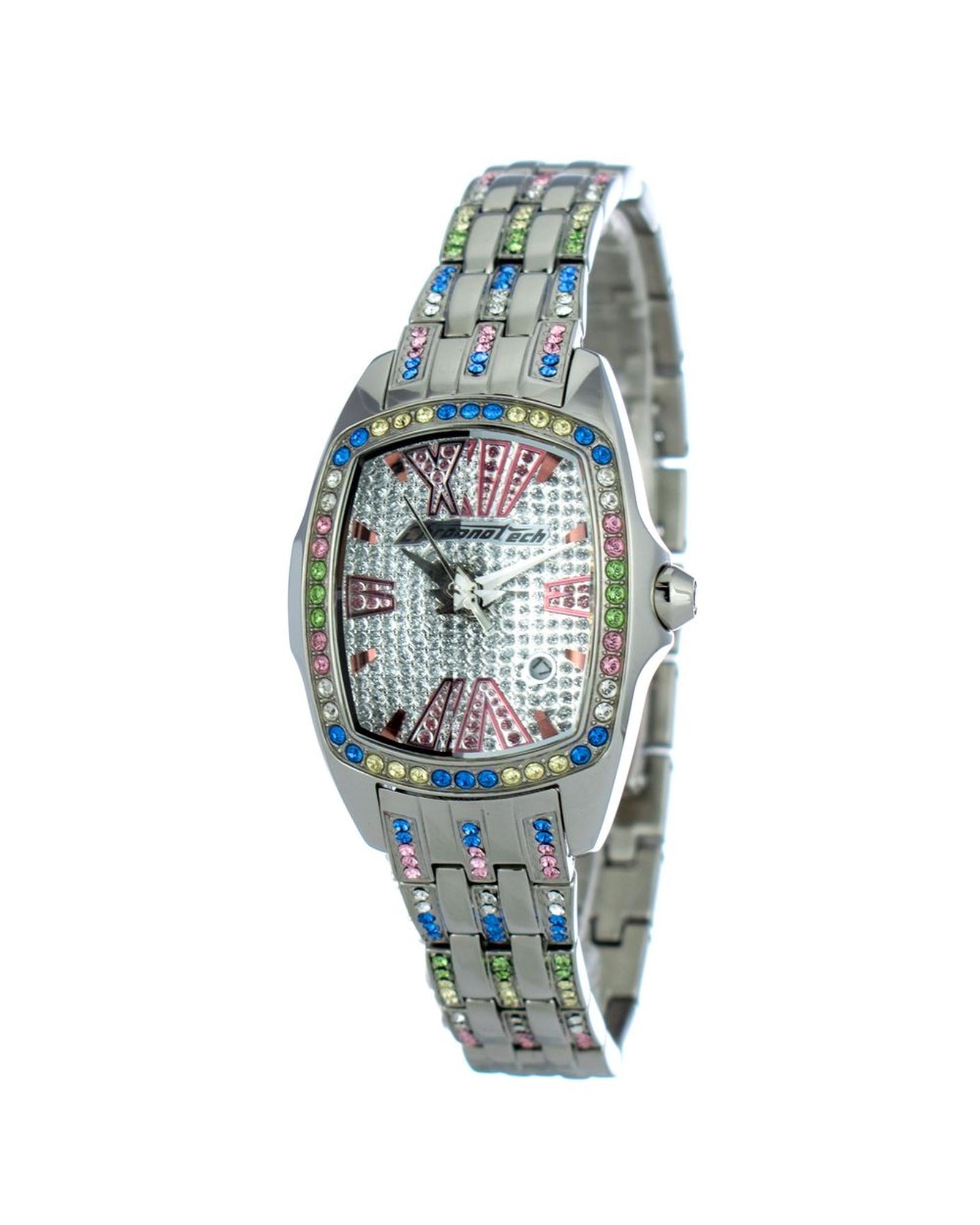 Chronotech Women's Silver Steel Watch - One Size