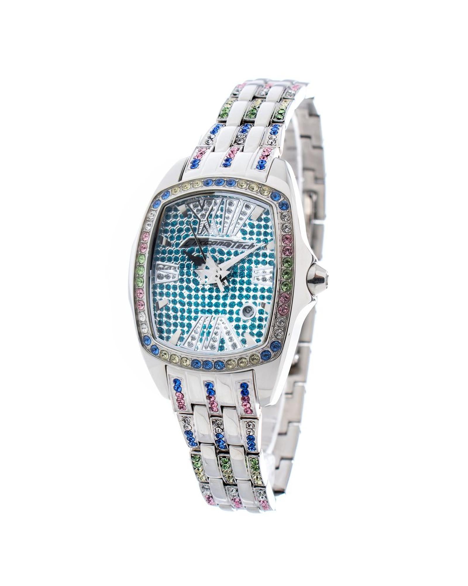 Chronotech Women's Silver Steel Watch - One Size