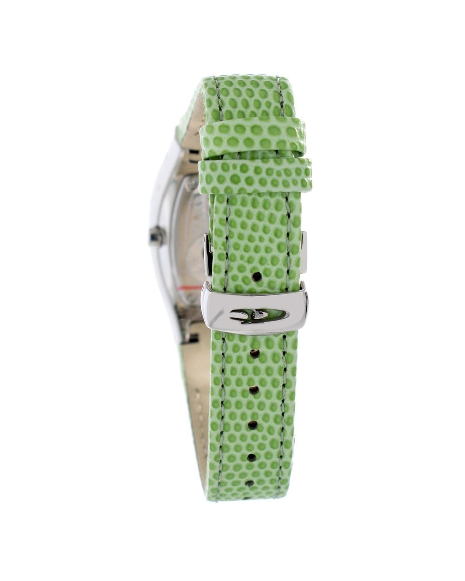 Chronotech Women's Green Leather Watch - One Size