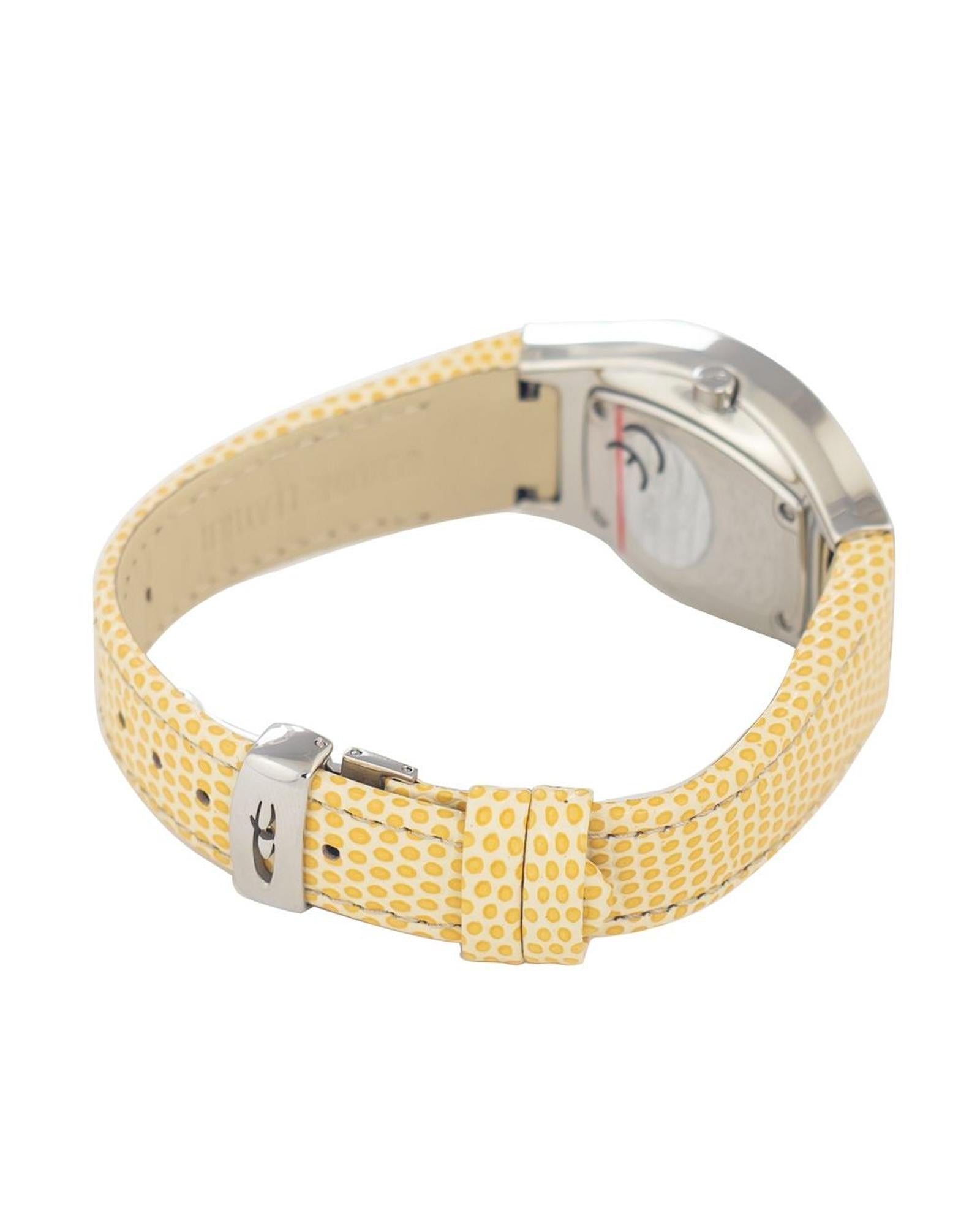 Chronotech Women's Yellow Leather Watch - One Size