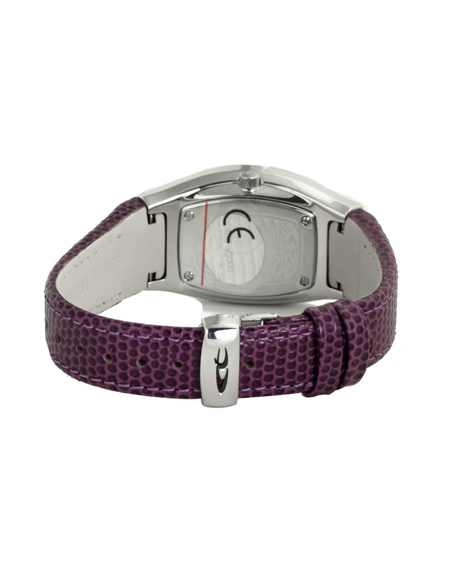 Chronotech Women's Purple Leather Watch - One Size