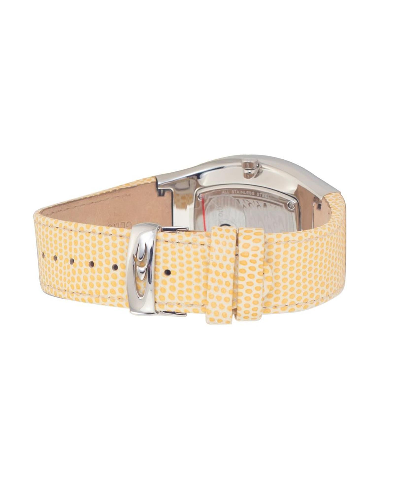 Chronotech Men's Yellow Leather Watch - One Size