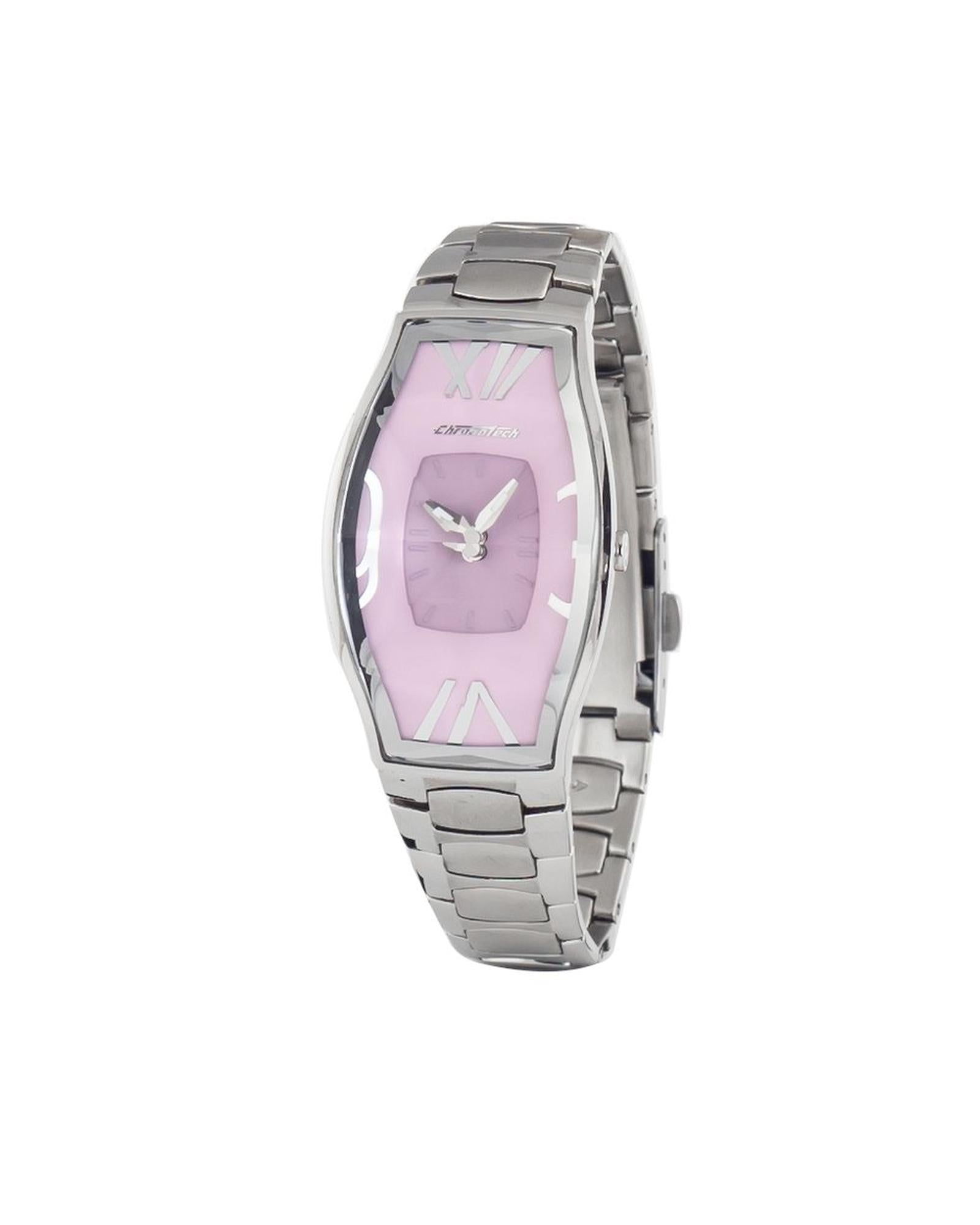 Chronotech Women's Silver Steel Watch - One Size