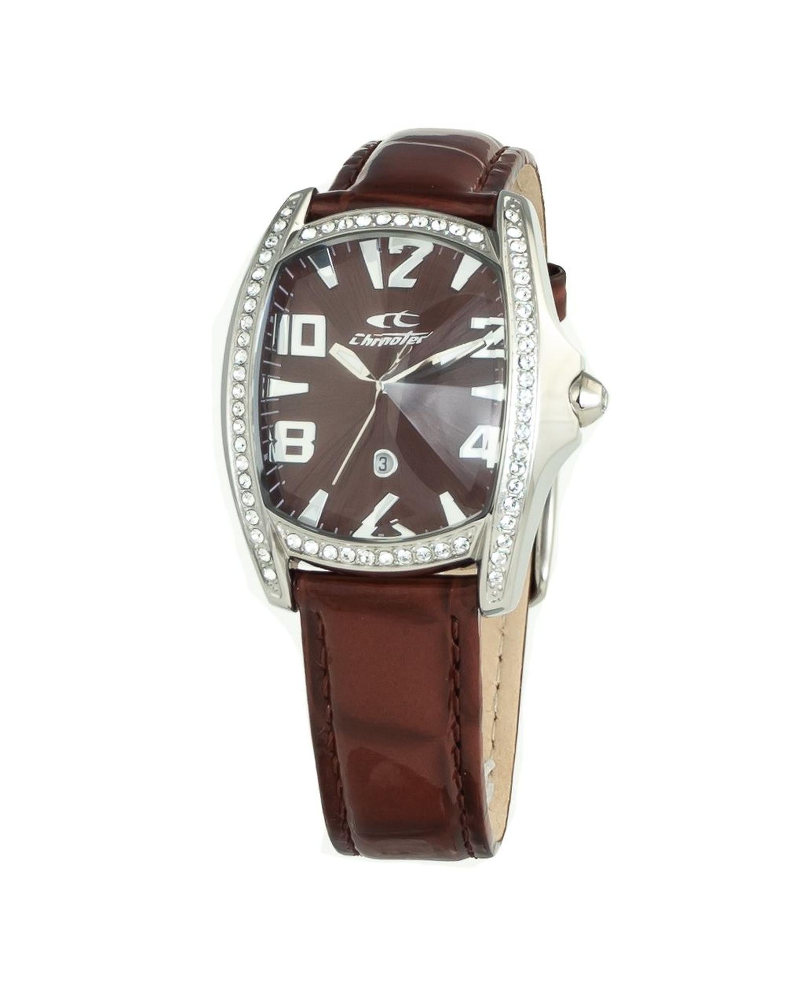 Chronotech Women's Brown Leather Watch - One Size