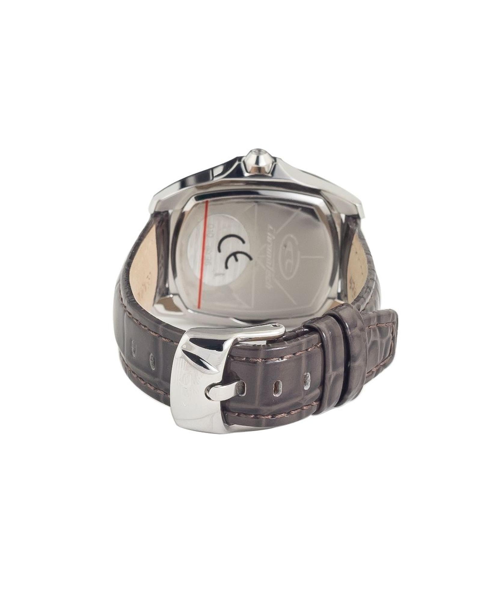 Chronotech Women's Black Leather Watch - One Size