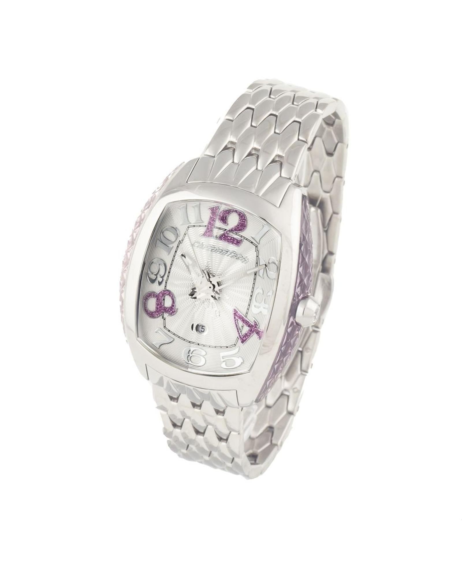 Chronotech Women's Silver Steel Watch - One Size