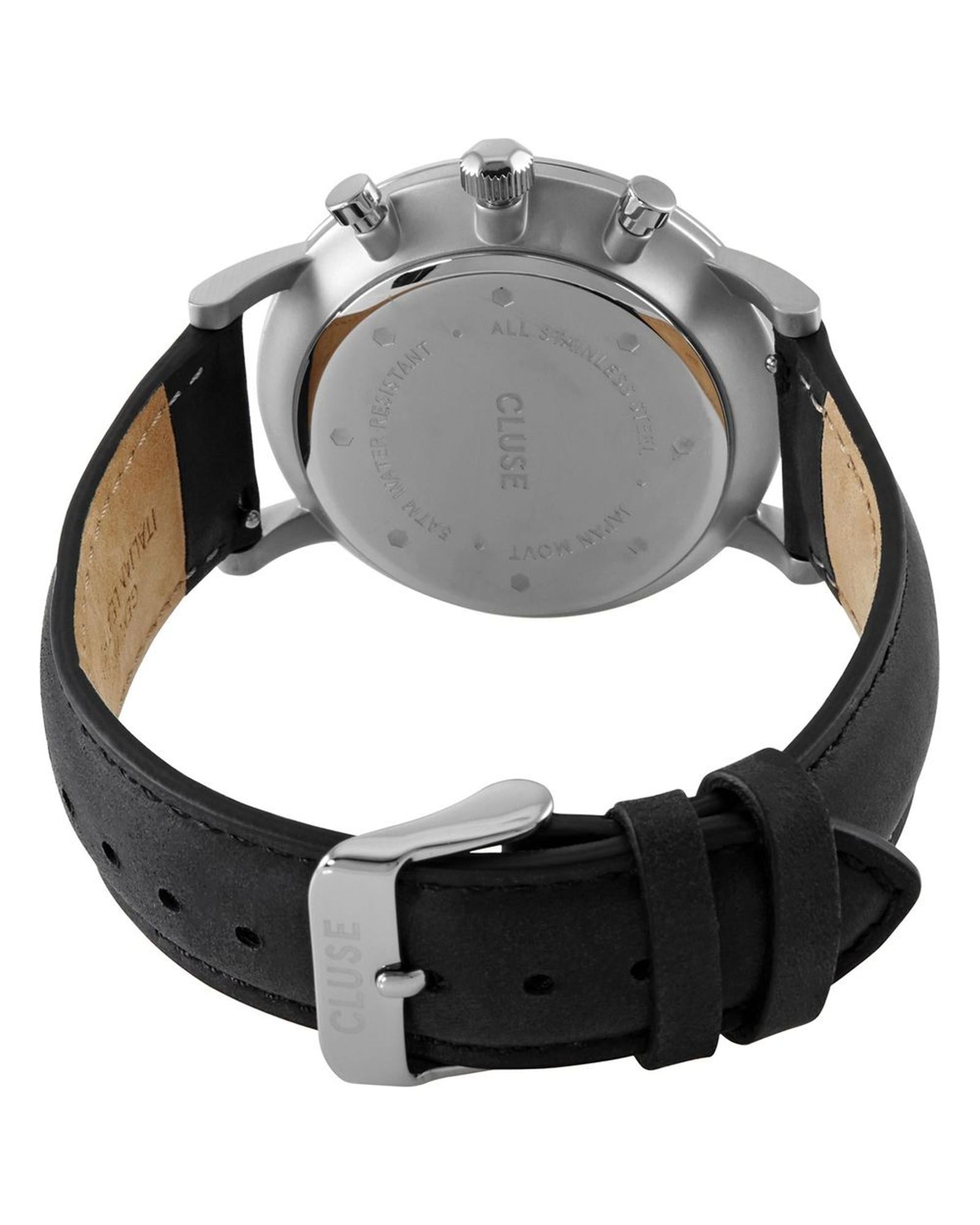 Cluse Women's Black Leather Watch - One Size