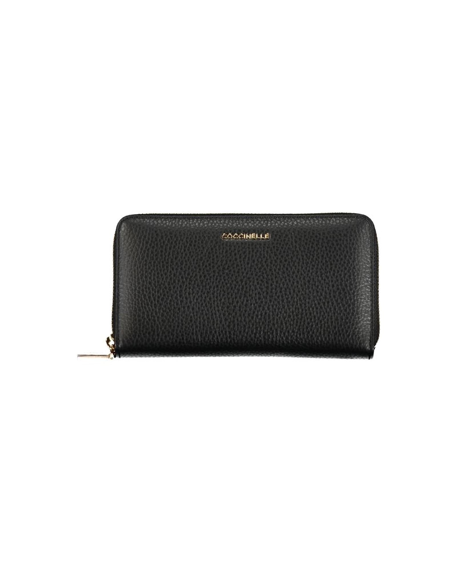 Coccinelle Women's Black Leather Wallet - One Size