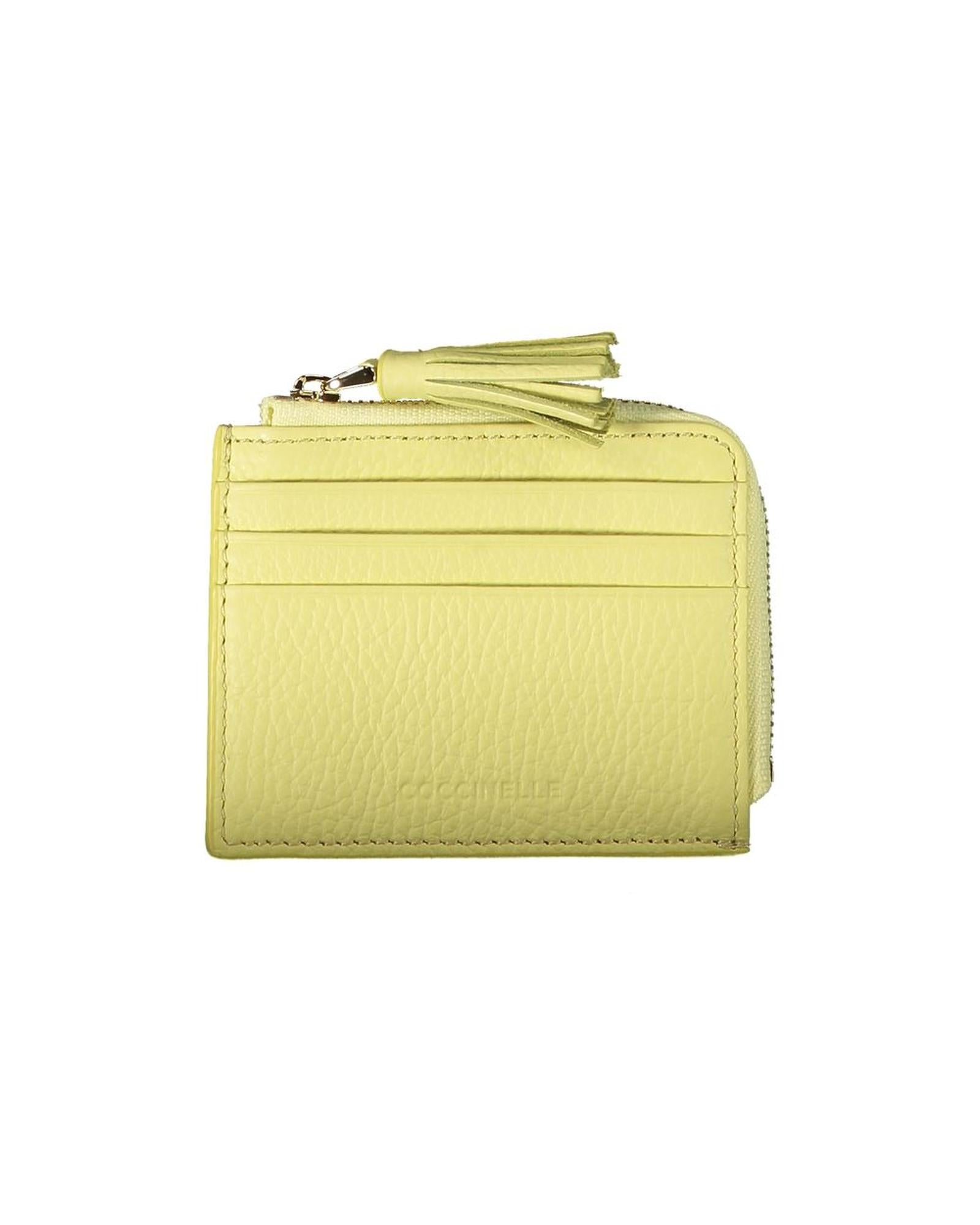 Coccinelle Women's Yellow Leather Wallet - One Size