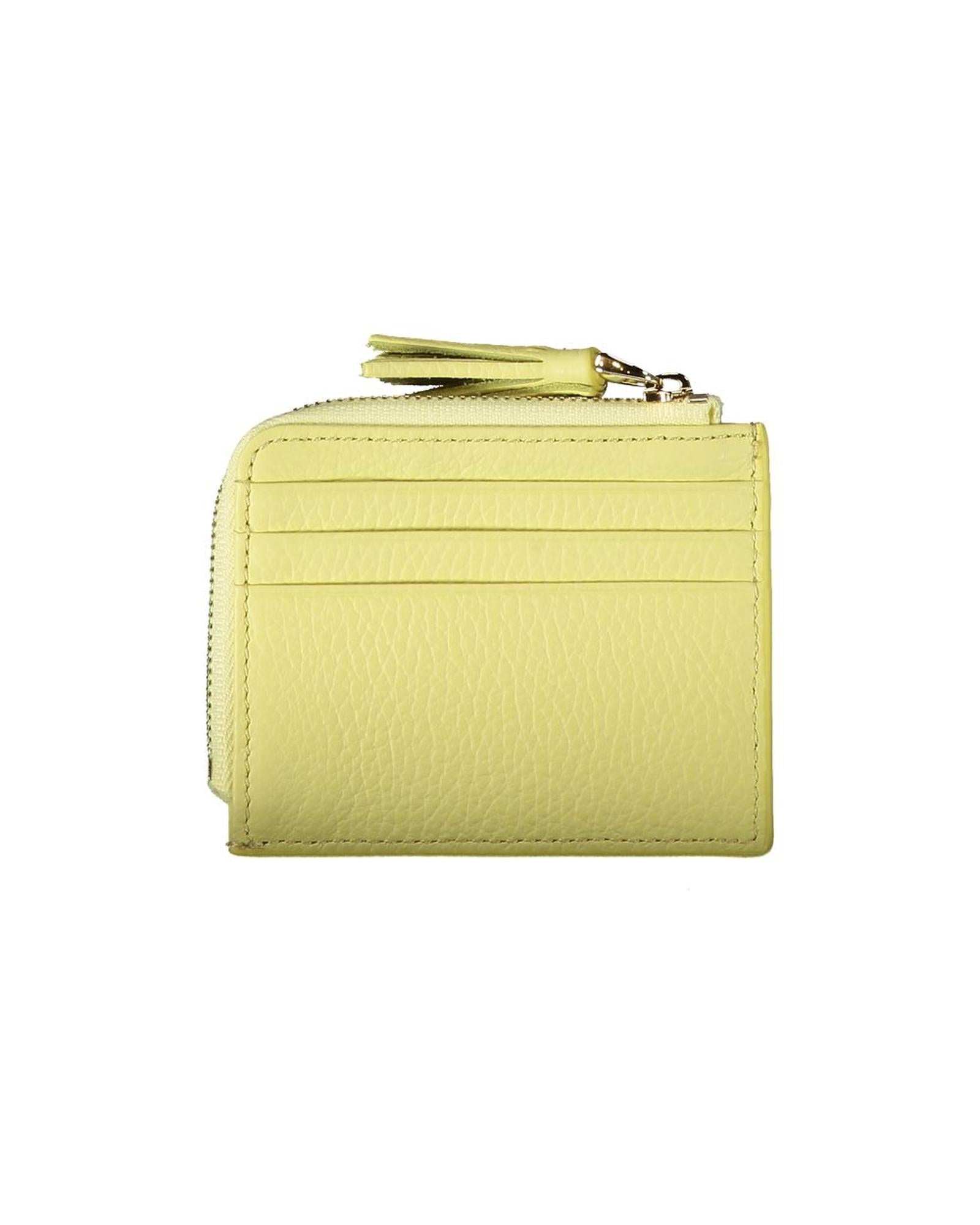 Coccinelle Women's Yellow Leather Wallet - One Size