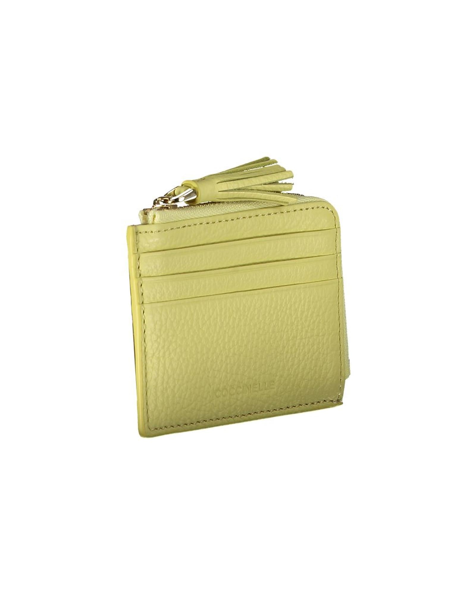Coccinelle Women's Yellow Leather Wallet - One Size 3