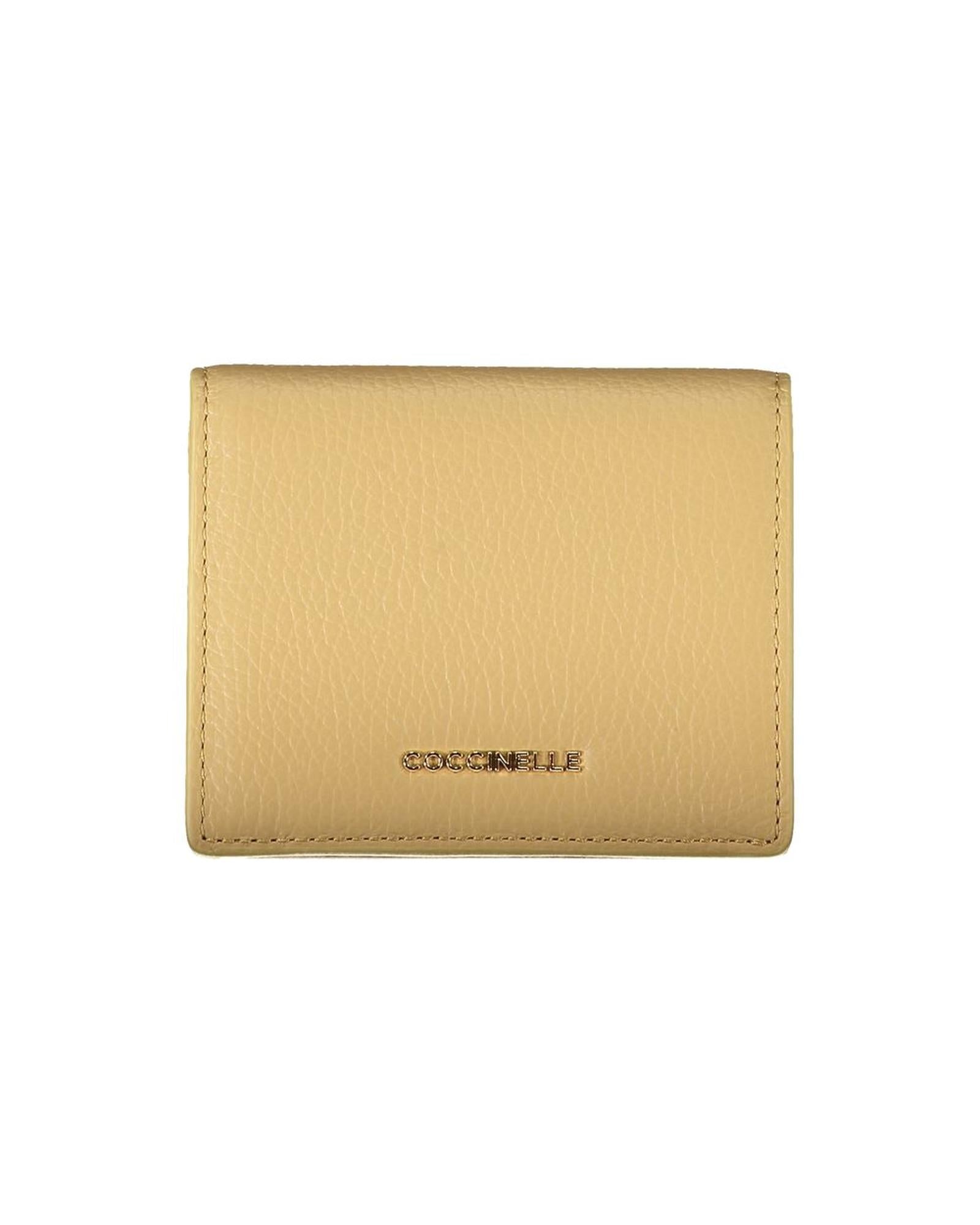 Coccinelle Women's Beige Leather Wallet - One Size