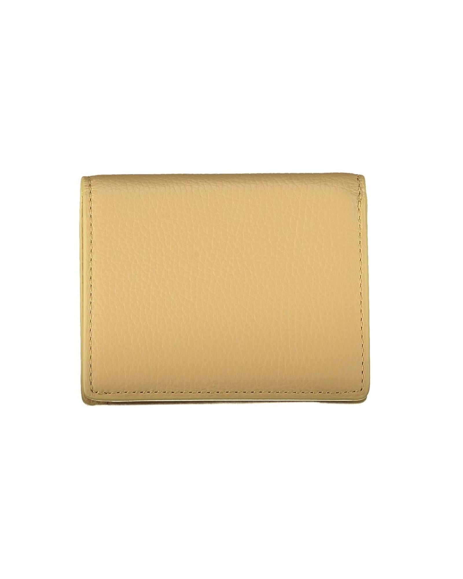 Coccinelle Women's Beige Leather Wallet - One Size