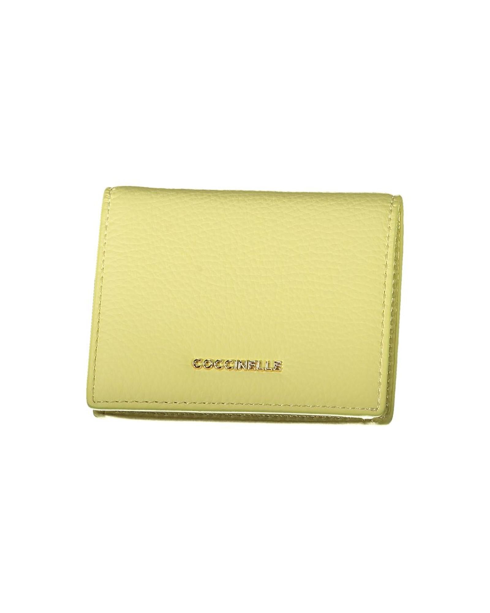 Coccinelle Women's Yellow Leather Wallet - One Size
