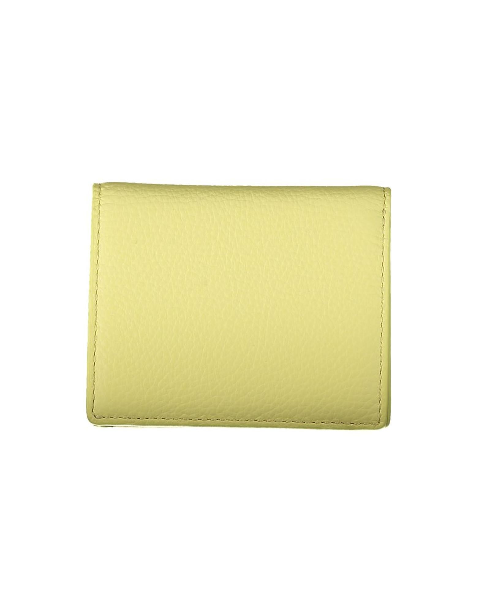 Coccinelle Women's Yellow Leather Wallet - One Size