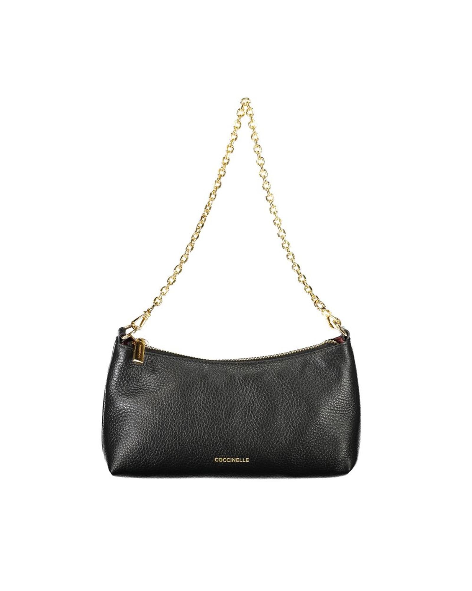 Coccinelle Women's Black Leather Handbag - One Size
