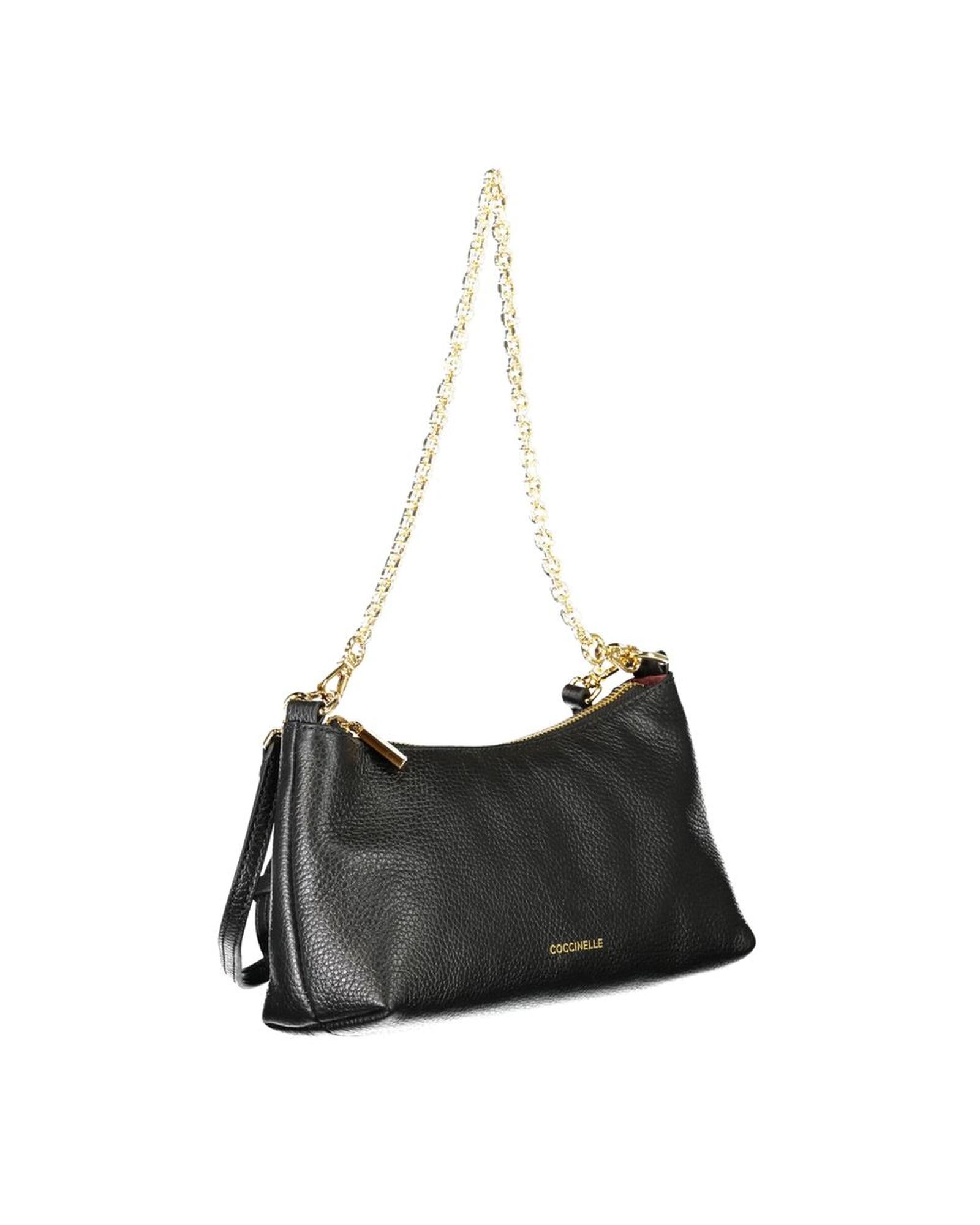Coccinelle Women's Black Leather Handbag - One Size 3