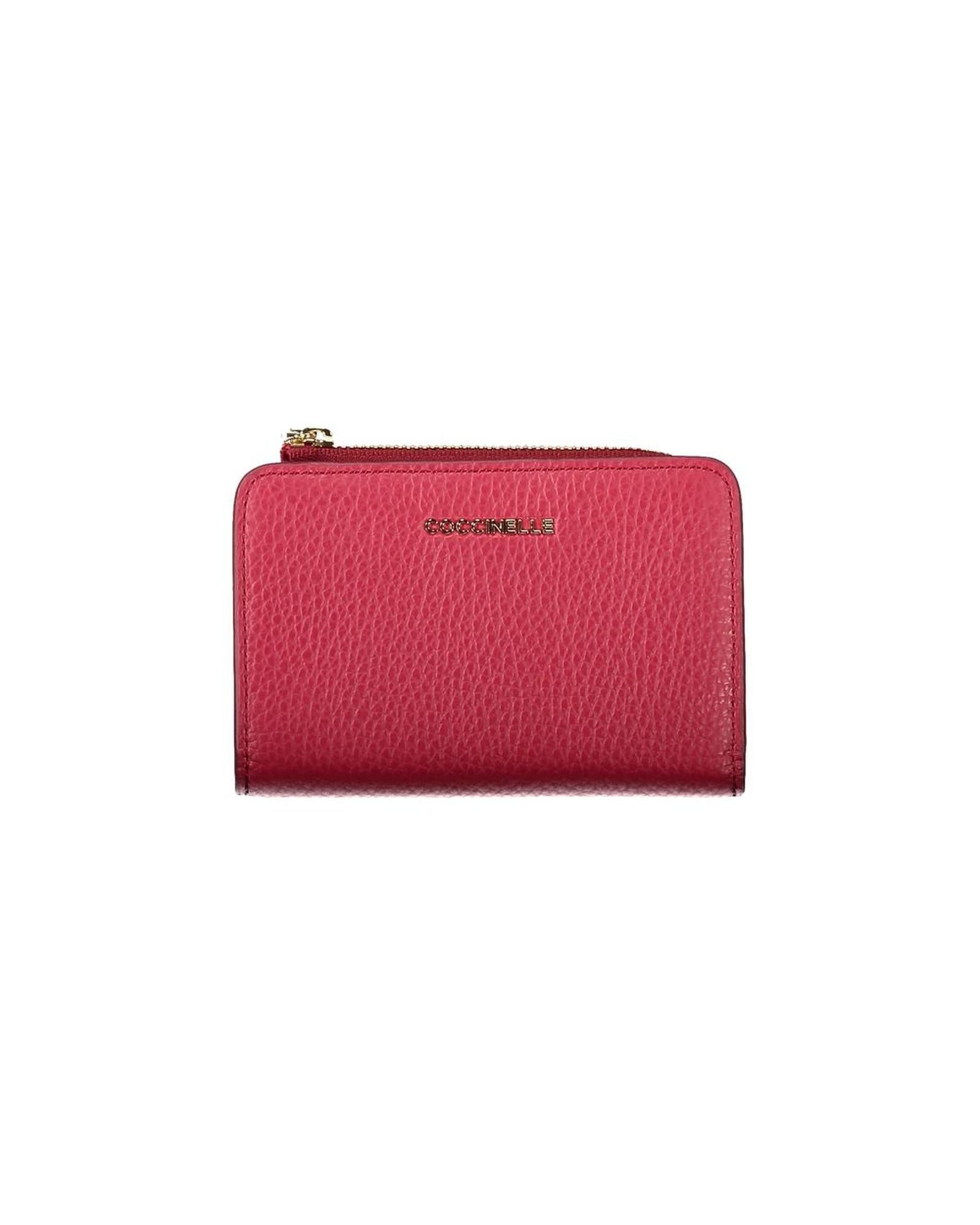 Coccinelle Women's Red Leather  Wallet - One Size