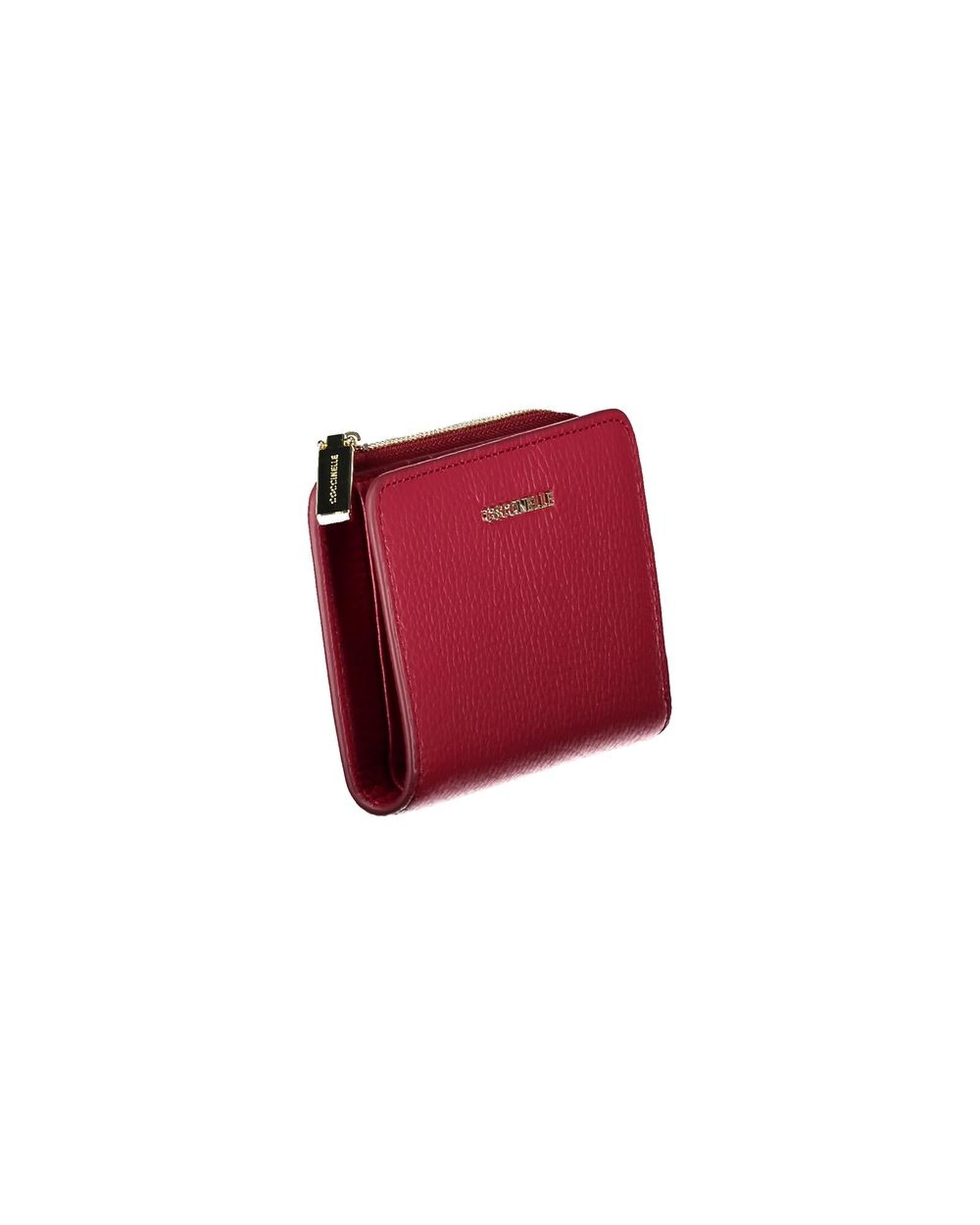 Coccinelle Women's Red Leather  Wallet - One Size 3