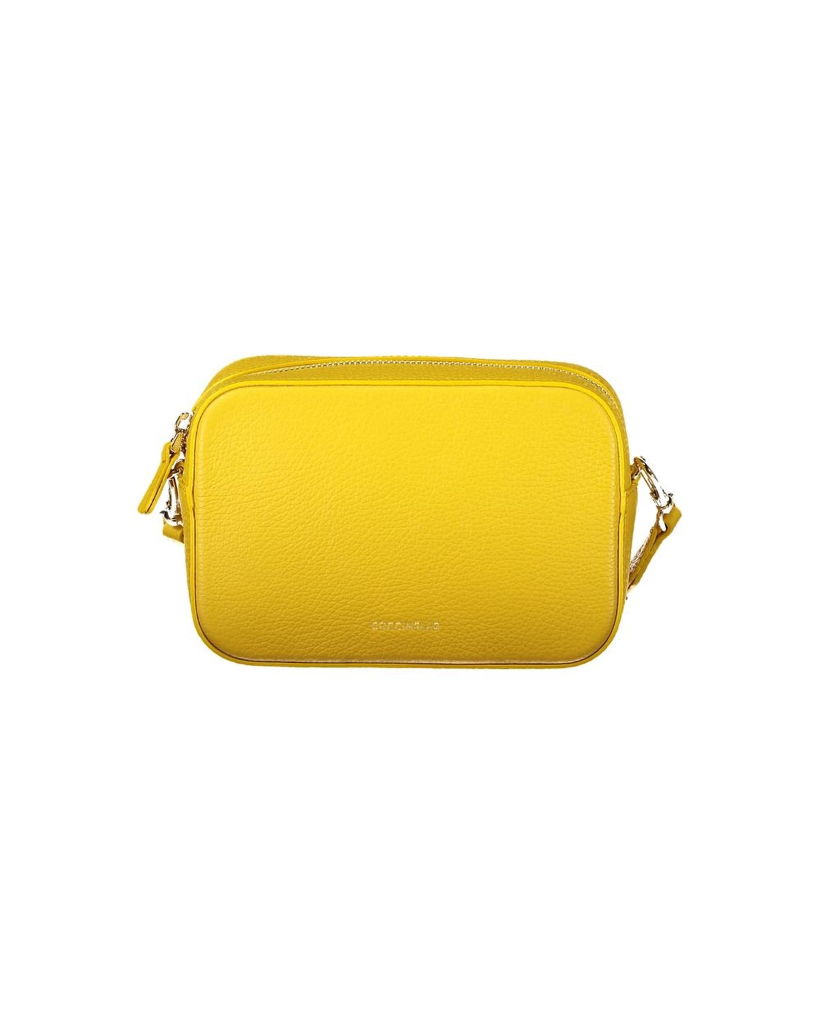 Coccinelle Women's Yellow Leather  Handbag - One Size