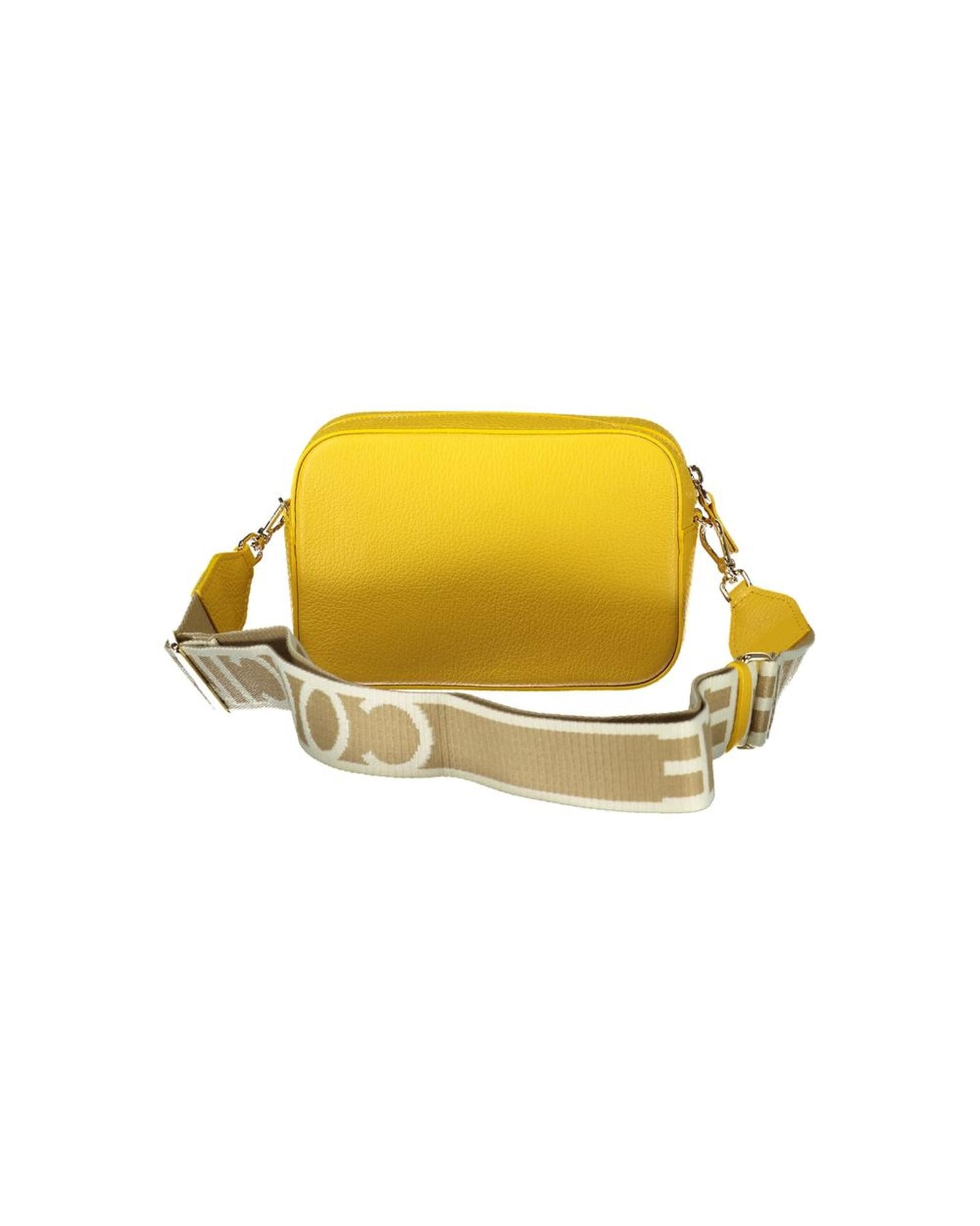 Coccinelle Women's Yellow Leather  Handbag - One Size