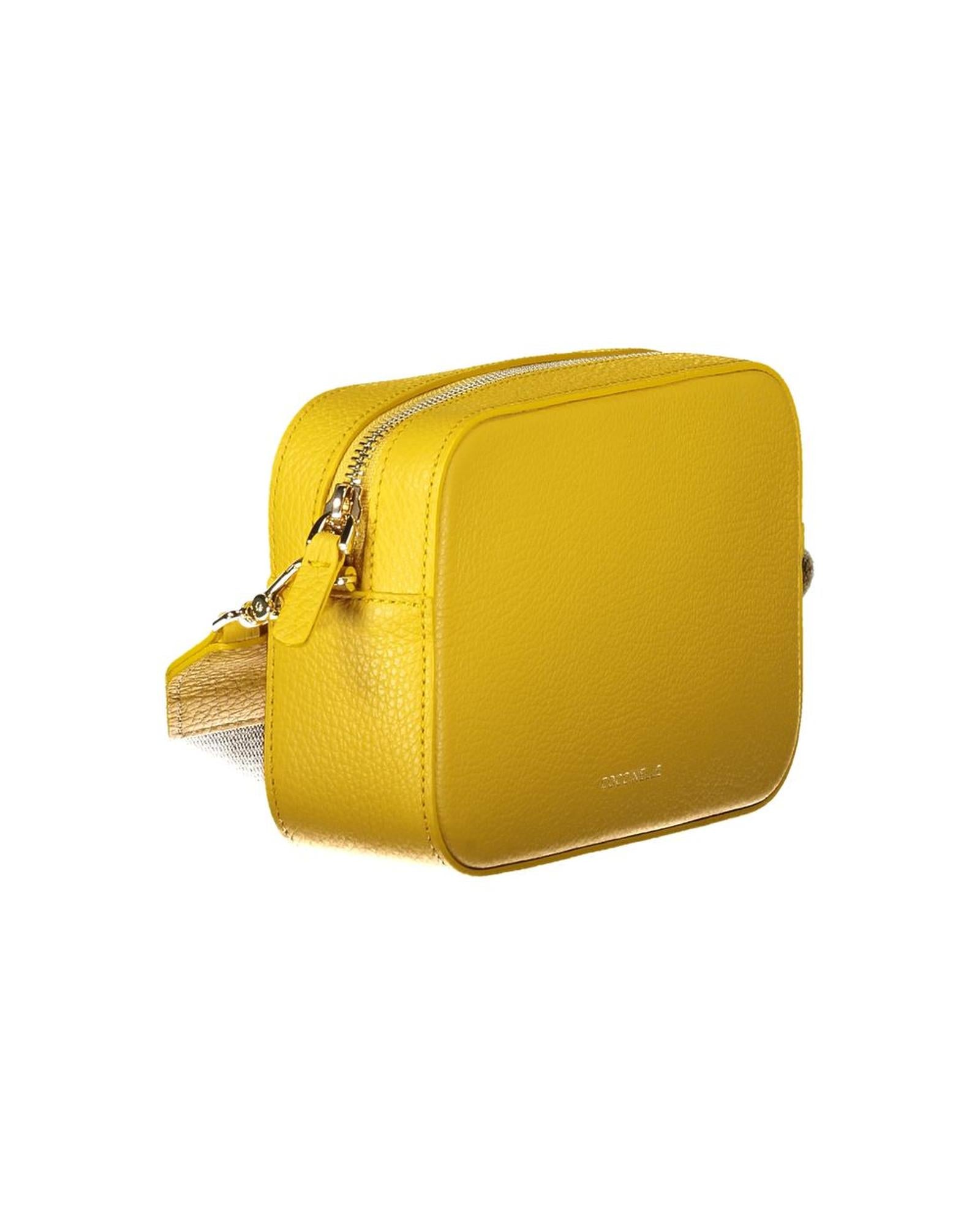 Coccinelle Women's Yellow Leather  Handbag - One Size 3