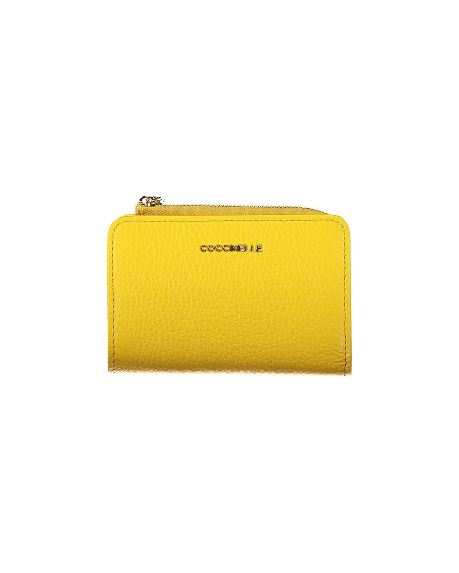 Coccinelle Women's Yellow Leather  Wallet - One Size