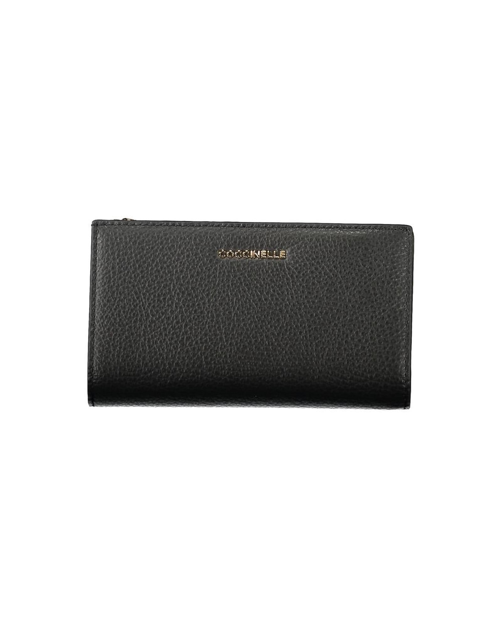 Coccinelle Women's Black Leather  Wallet - One Size