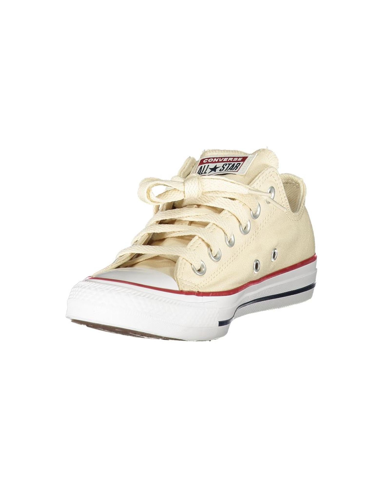 Converse Men's Beige Polyester  Sneaker - 44 EU 3