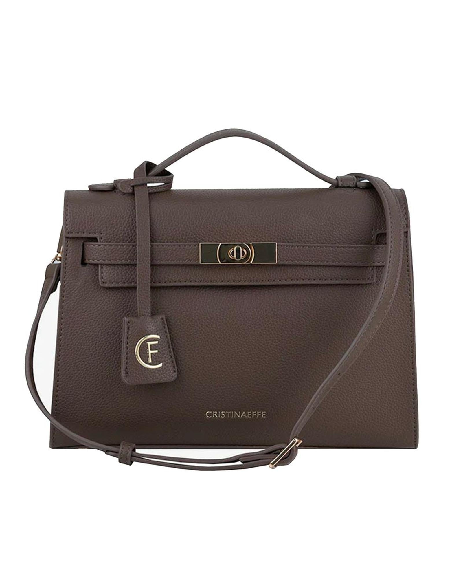 CRISTINAEFFE Women's Gray Artificial Leather Crossbody Bag - One Size