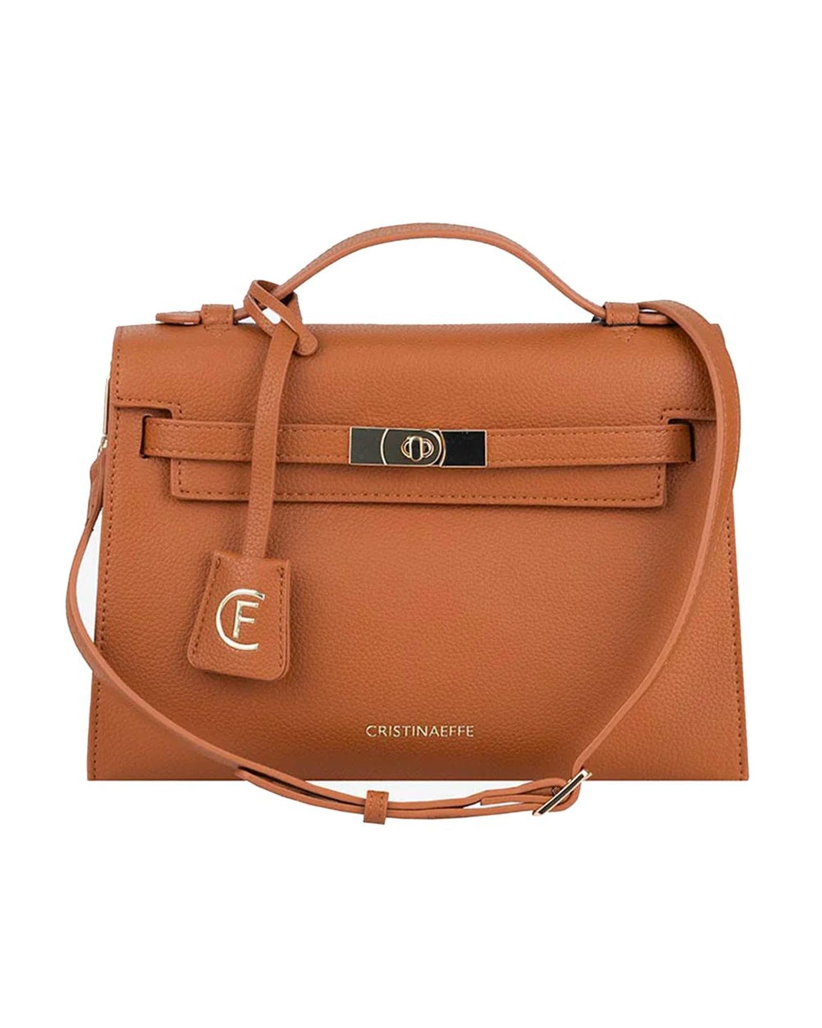 CRISTINAEFFE Women's Brown Artificial Leather Crossbody Bag - One Size