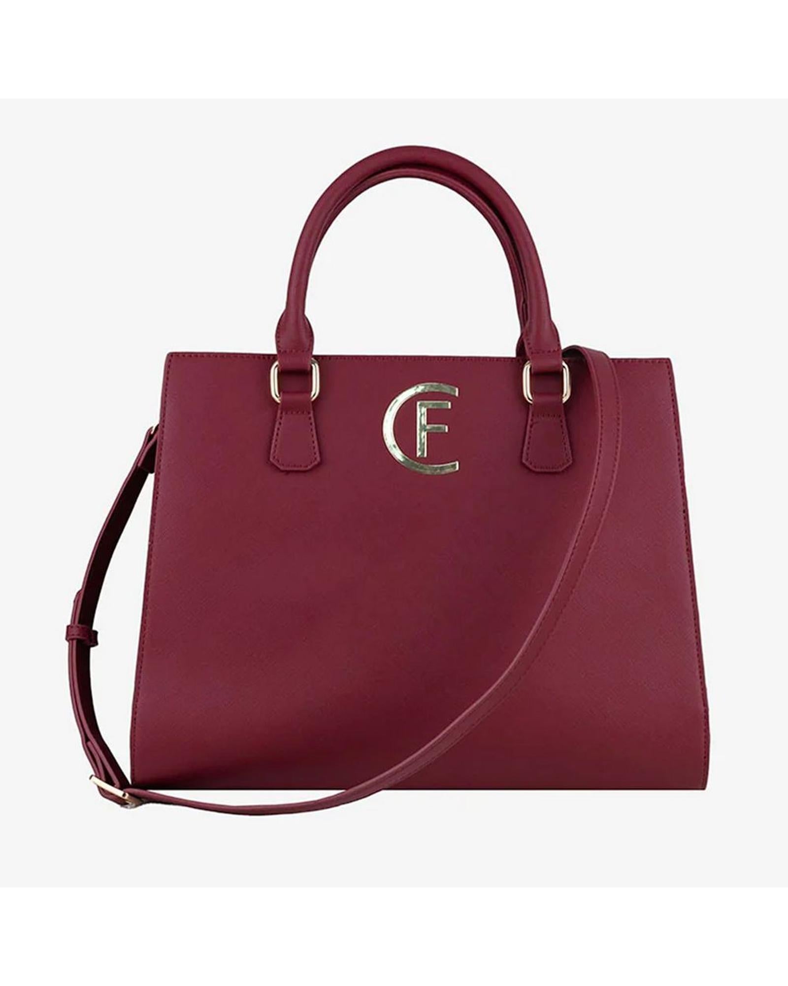 CRISTINAEFFE Women's Red Artificial Leather Crossbody Bag - One Size