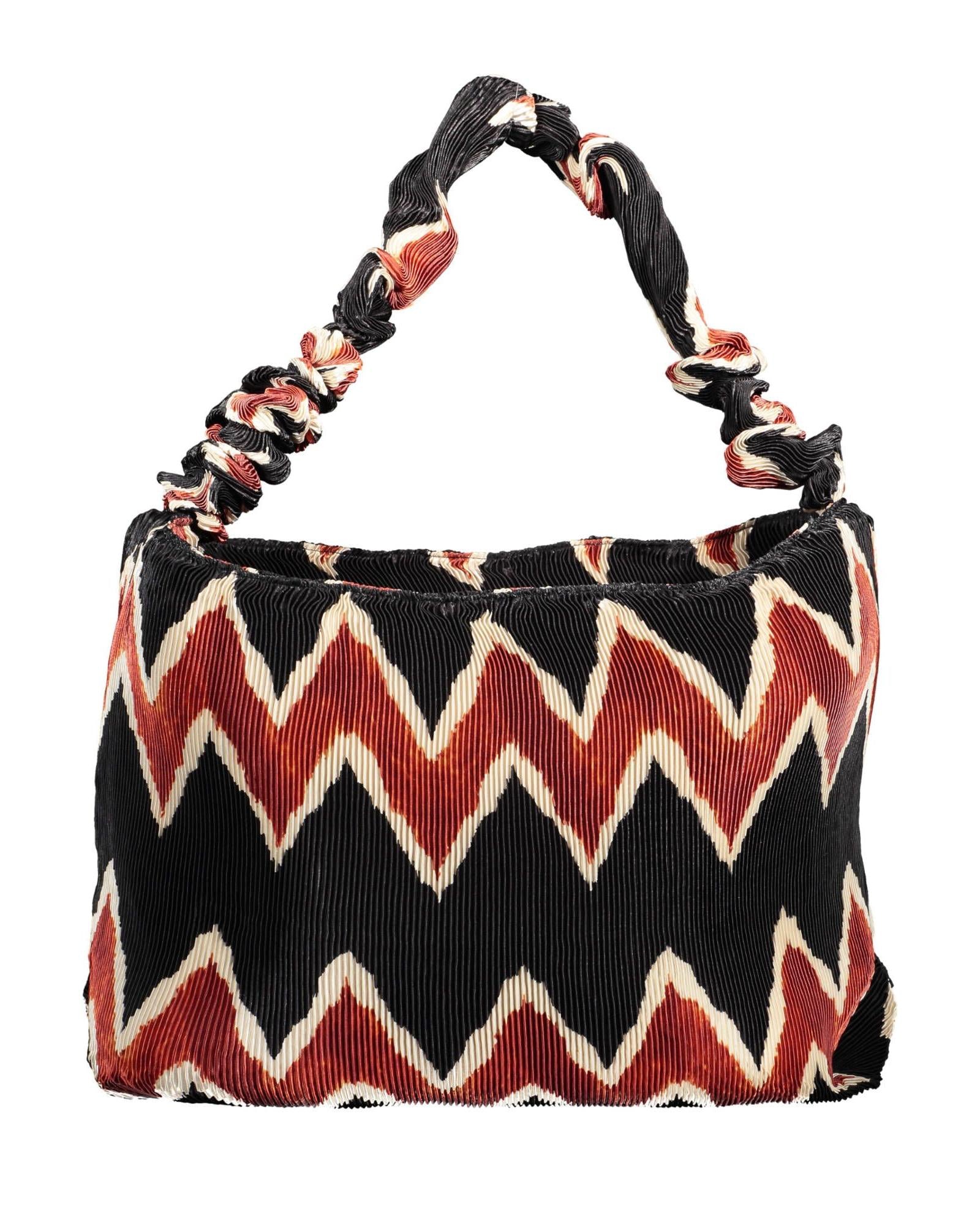 Desigual Women's Chic Black Cotton Shoulder Bag with Logo Detail - One Size