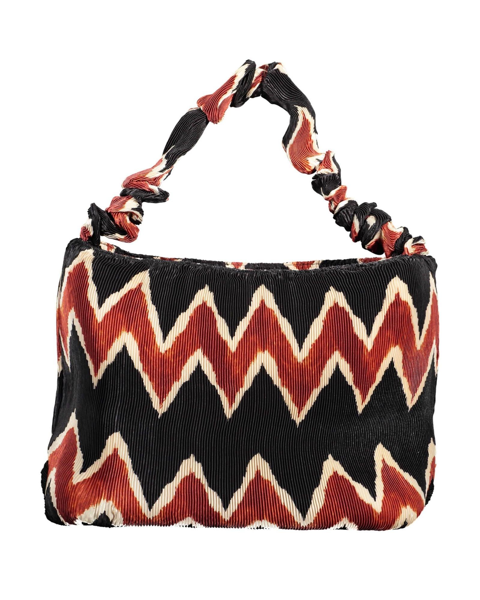 Desigual Women's Chic Black Cotton Shoulder Bag with Logo Detail - One Size