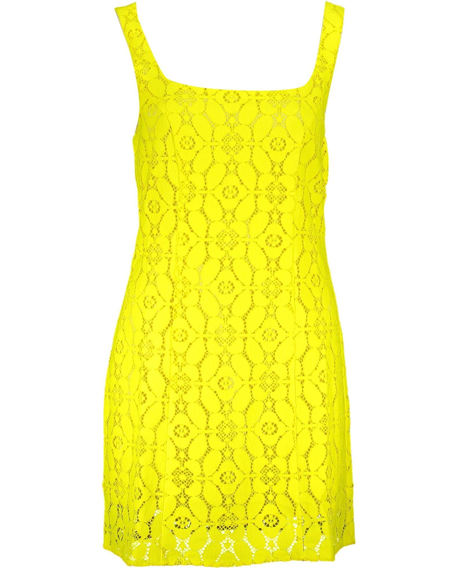 Desigual Women's Yellow Polyester Dress - M