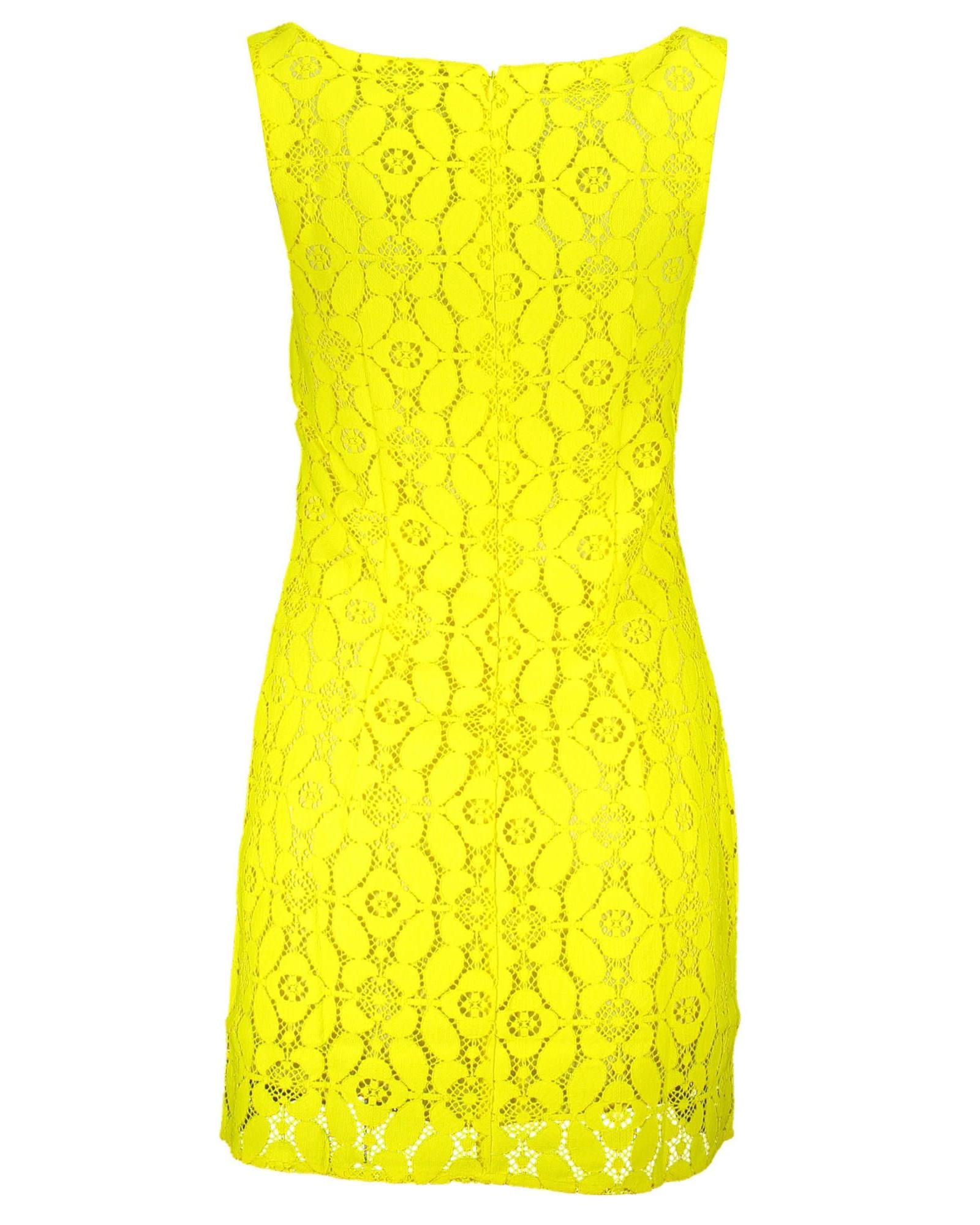 Desigual Women's Yellow Polyester Dress - M