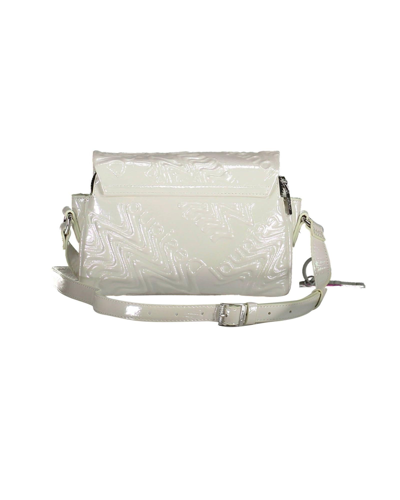 Desigual Women's Iridescent Adjustable Shoulder Bag in White - One Size