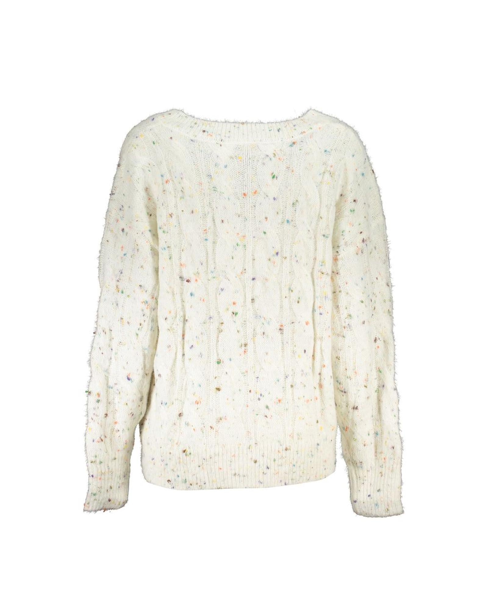 Desigual Women's White Polyester Sweater - L