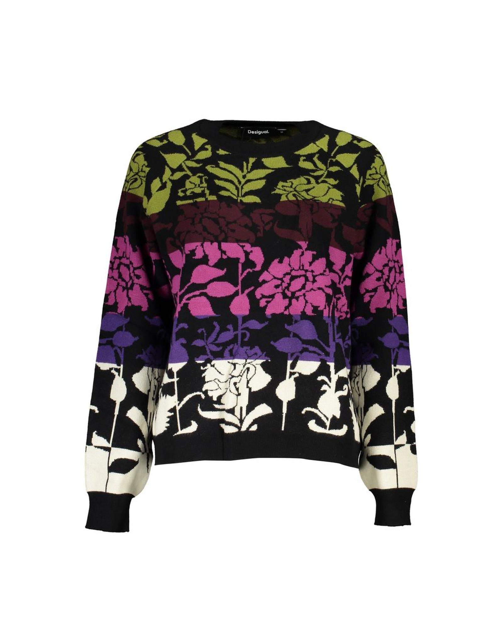 Desigual Women's Black Polyester Sweater - XL